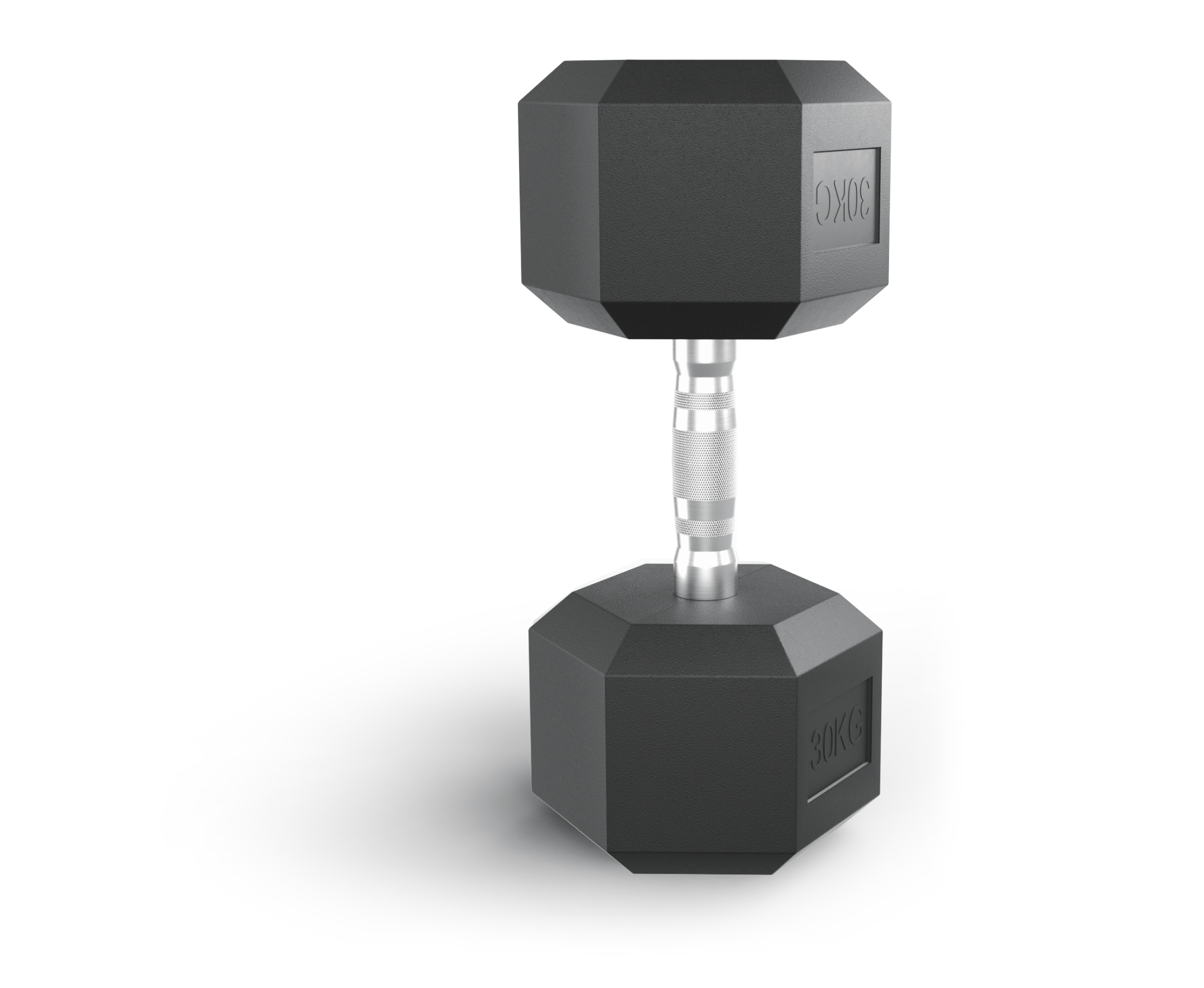 Гантель гексагональная UNIX Fit обрезиненная 30 кг / шт.