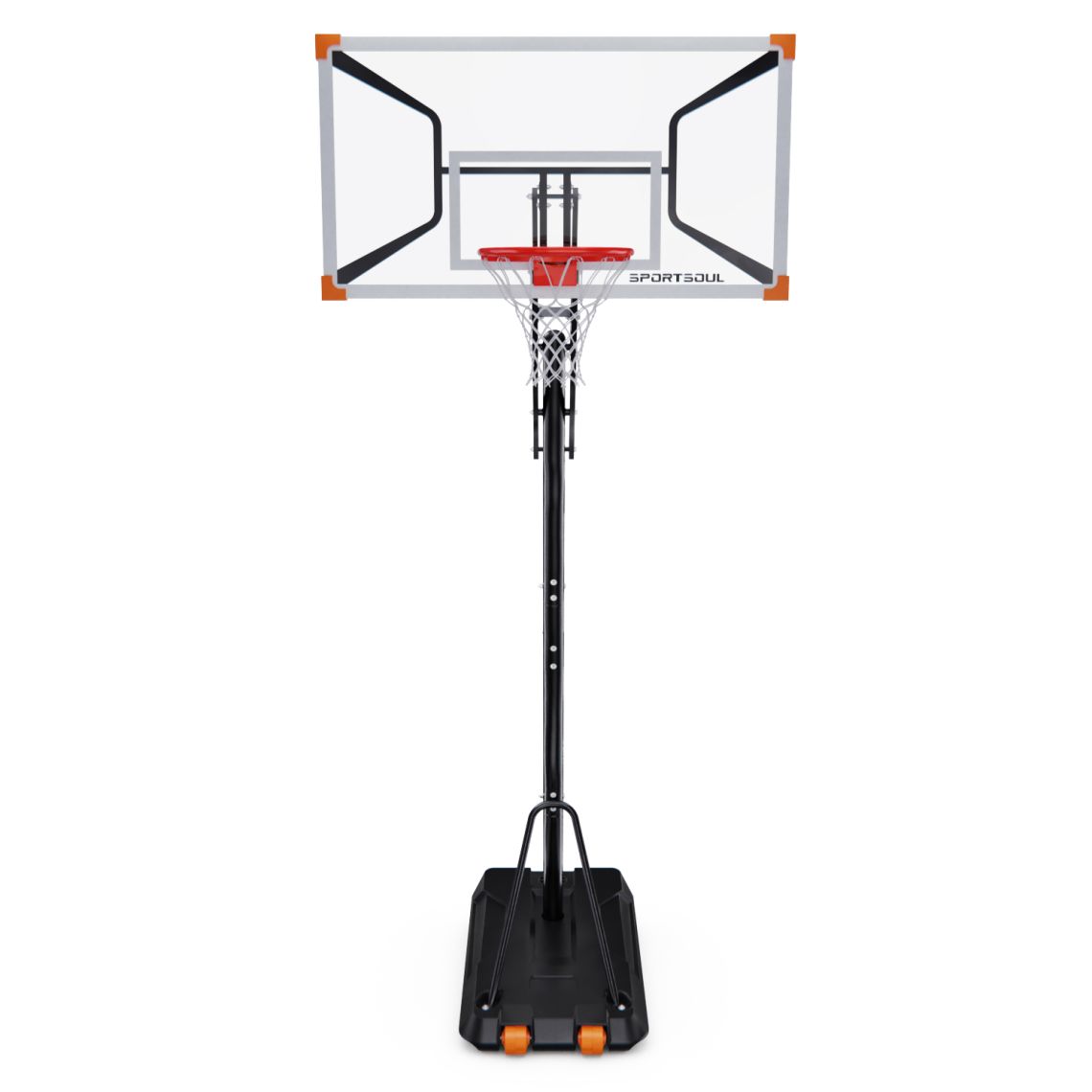 Баскетбольная мобильная стойка DFC SPORTSOUL, 137 х 84 x 0.3 см