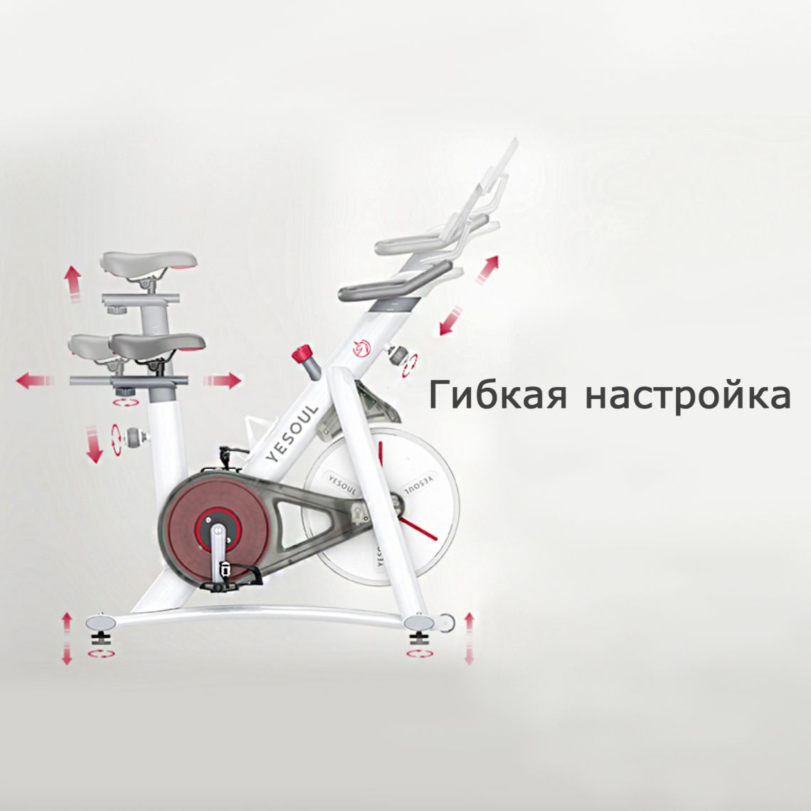 Велотренажер Yesoul Smart M1 WHITE — купить в Actus Sport