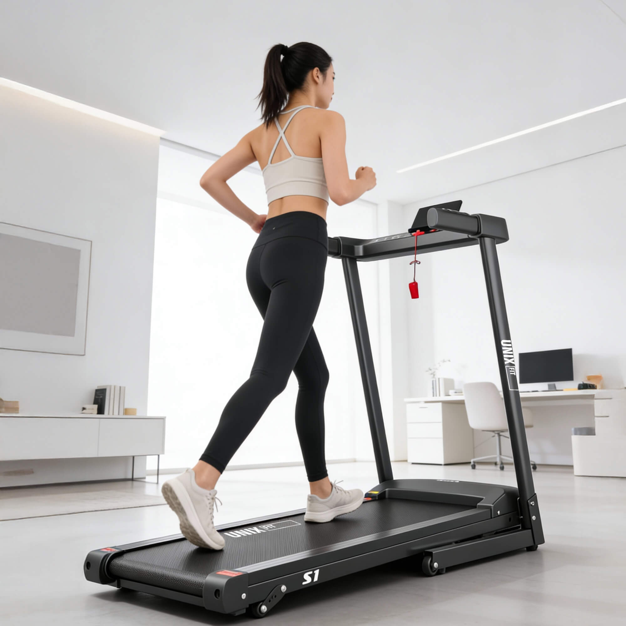 Беговая дорожка UNIX Fit Hi-tech S1 черный