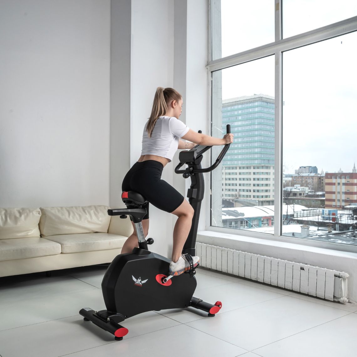 Велотренажер DFC Cardio B255P электромагнитный — купить в Actus Sport