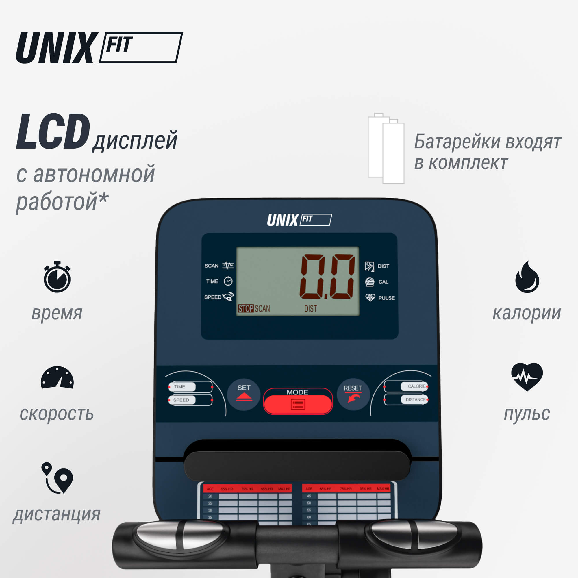 Эллиптический тренажер UNIX Fit SL-400X
