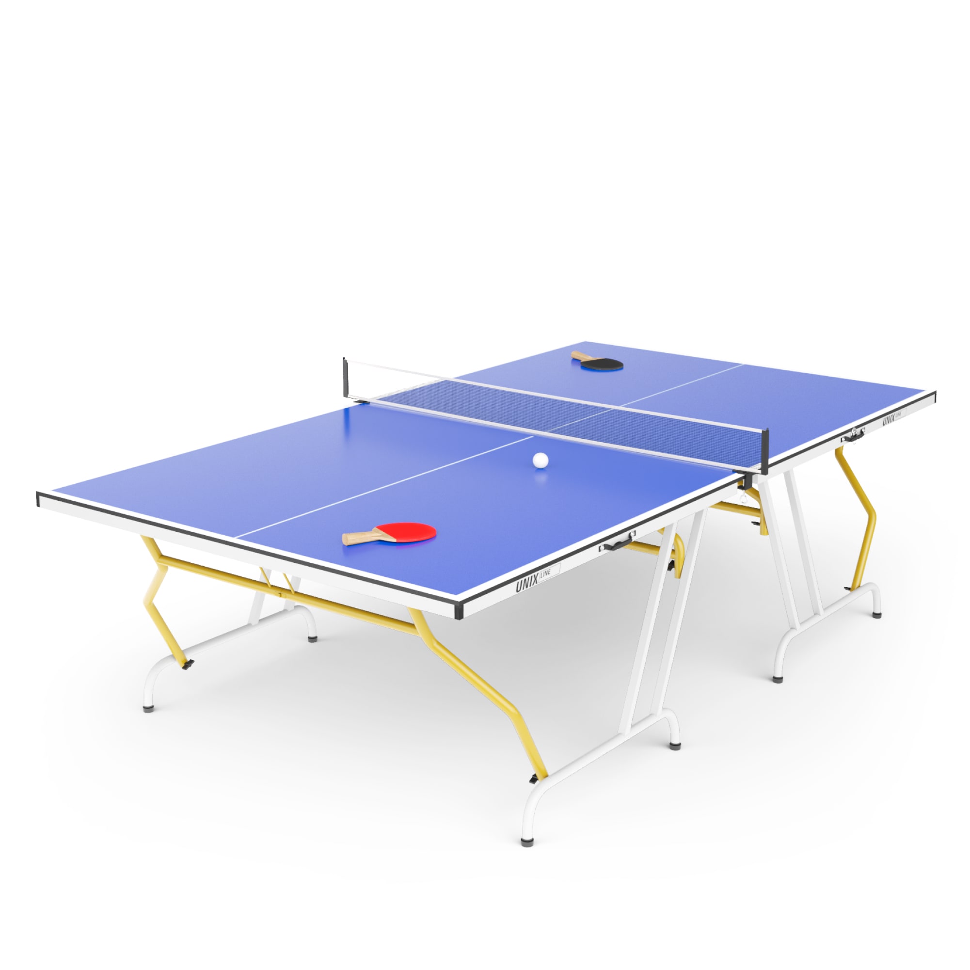 Теннисный стол UNIX Line для помещений Simple Indoor 12 мм MDF синий