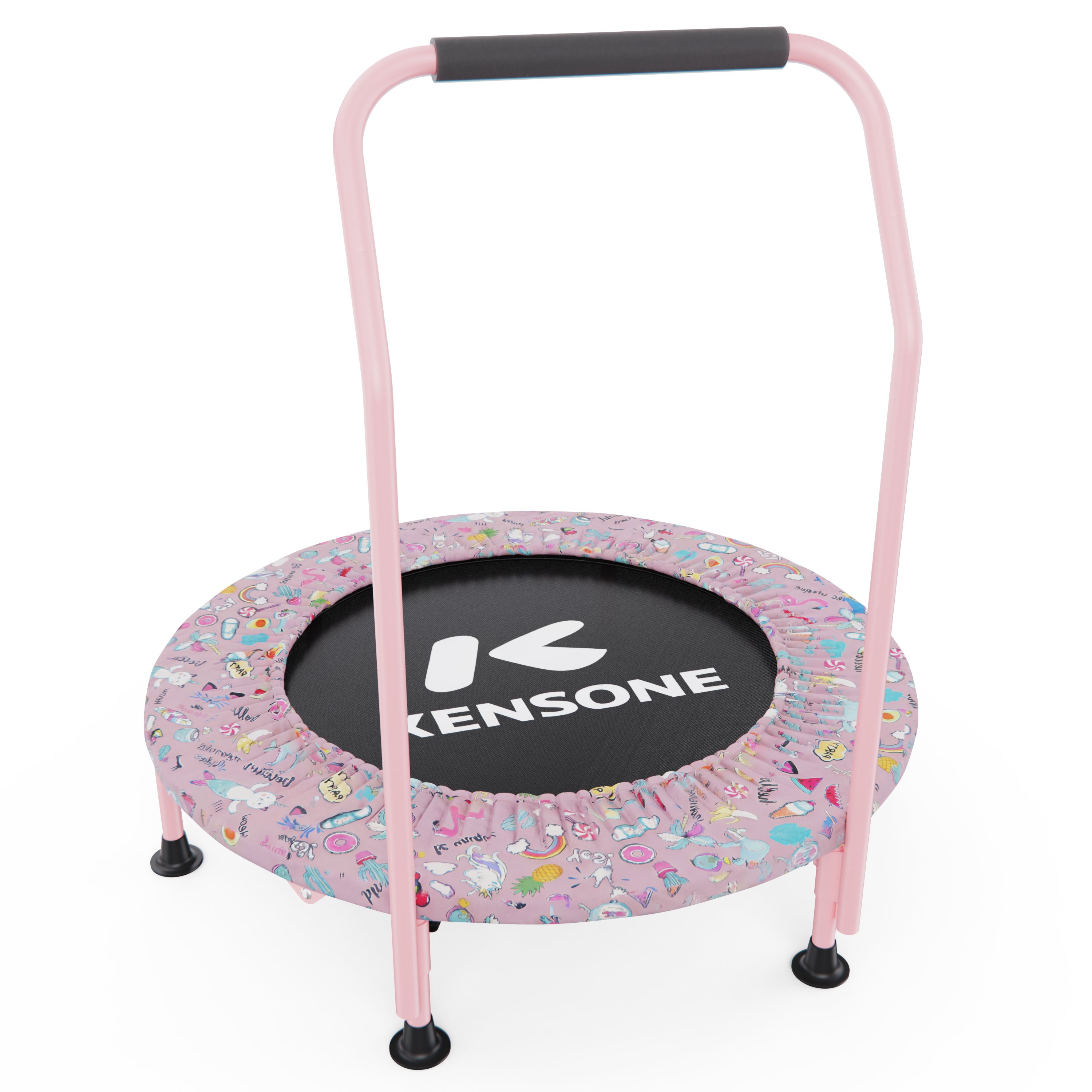 Детский батут DFC KENSONE 36" BSD-KT-U bar-Pink с поручнем