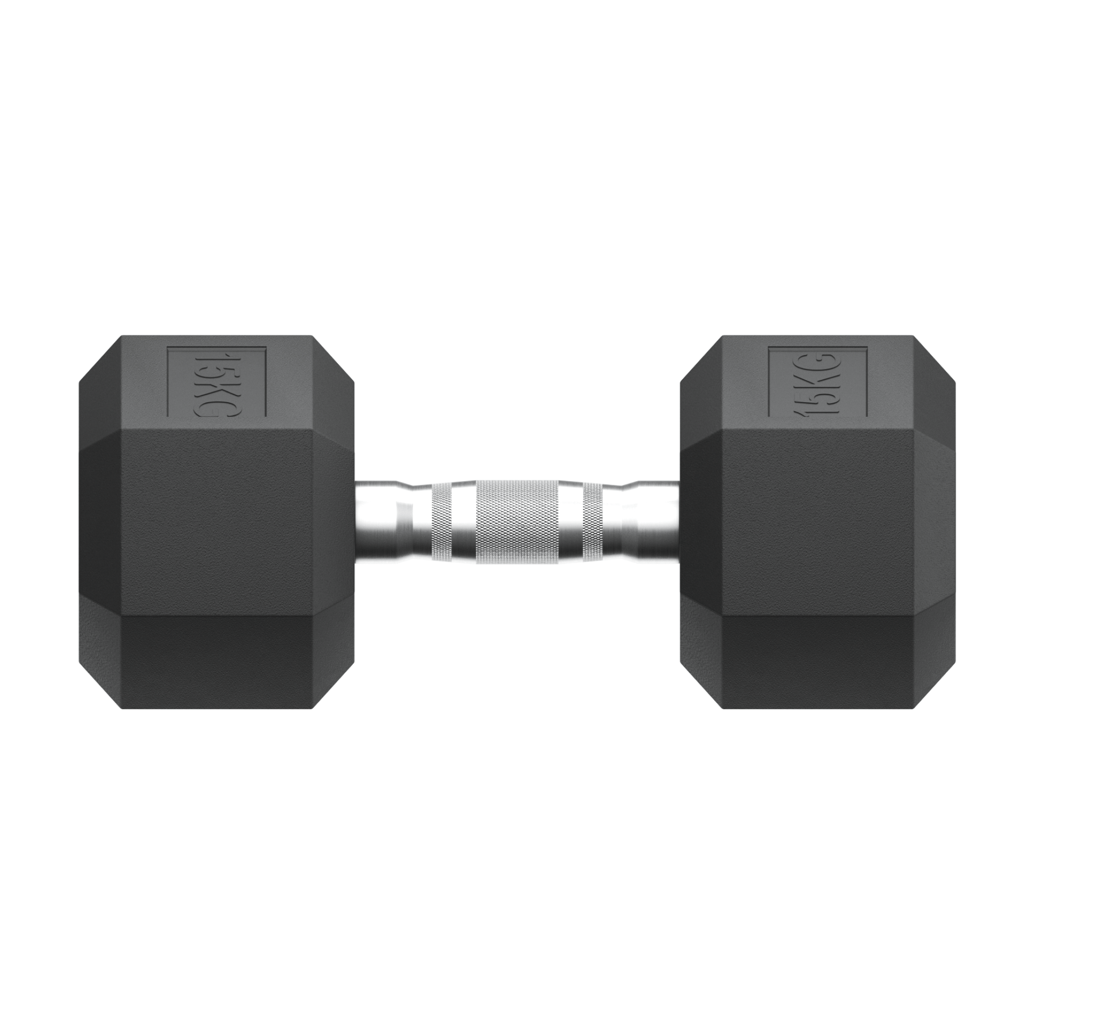 Гантель гексагональная UNIX Fit обрезиненная 15 кг / шт.