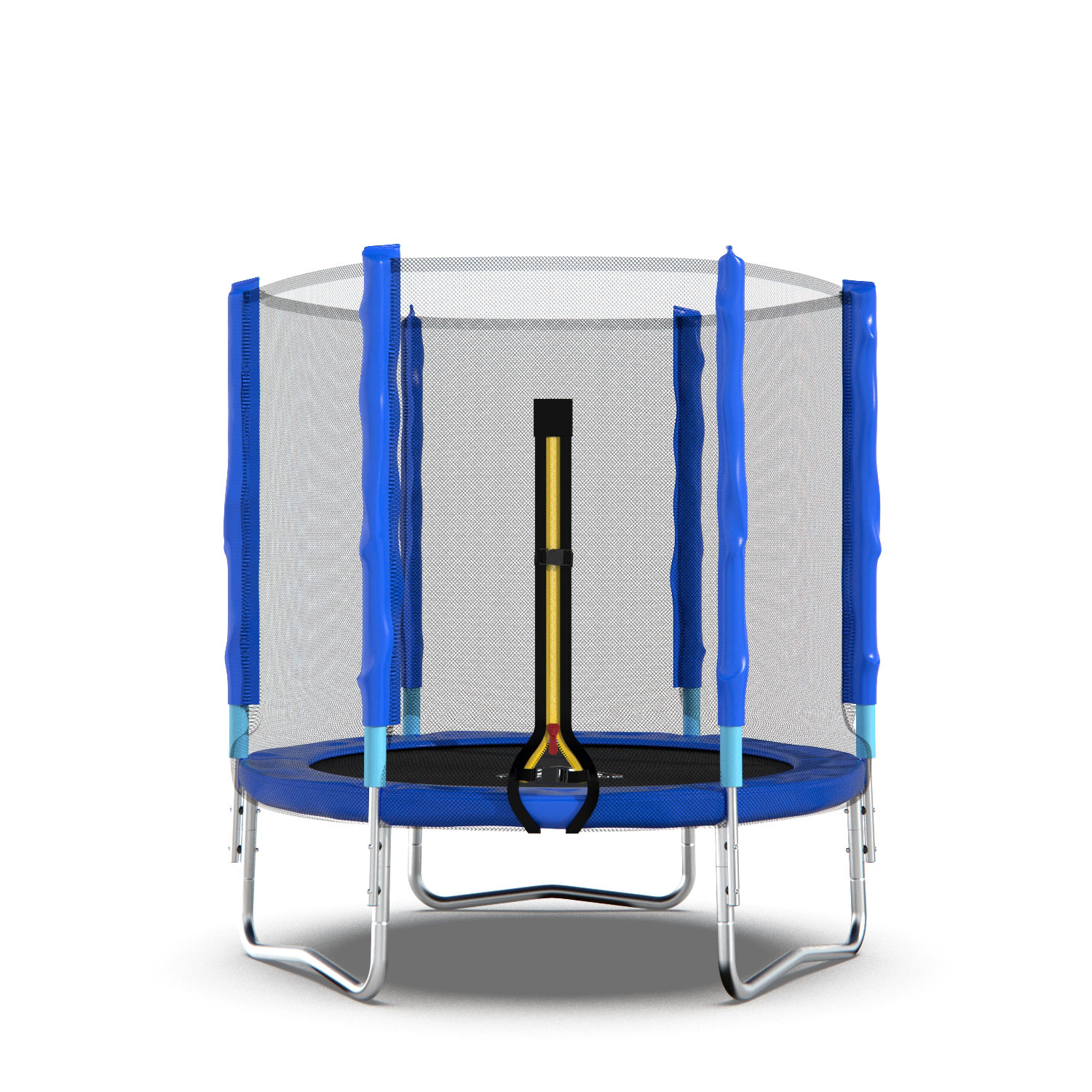 Батут DFC Trampoline Fitness с сеткой 5ft Синий