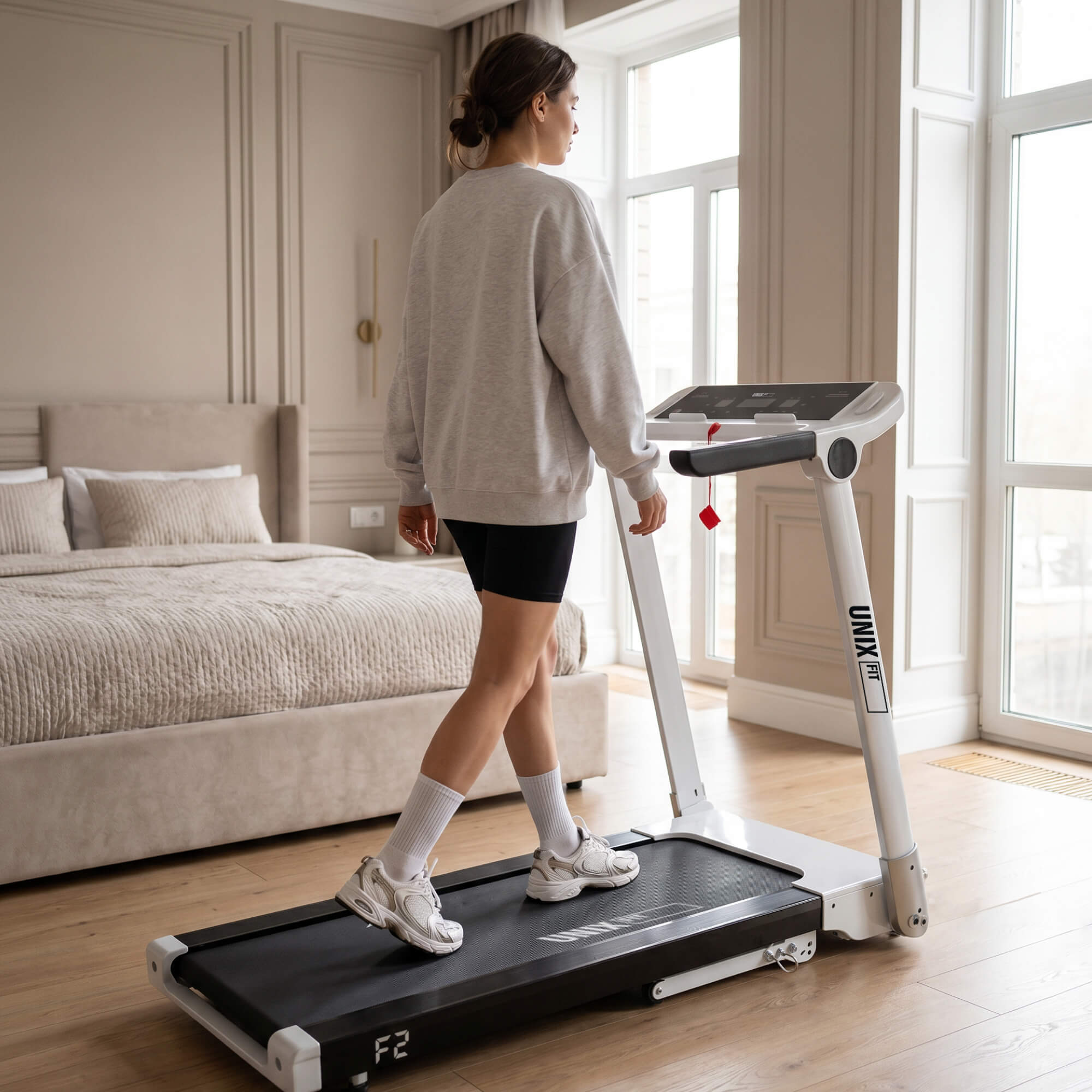 Беговая дорожка UNIX Fit Hi-tech F2 арктический лед — купить в Actus Sport