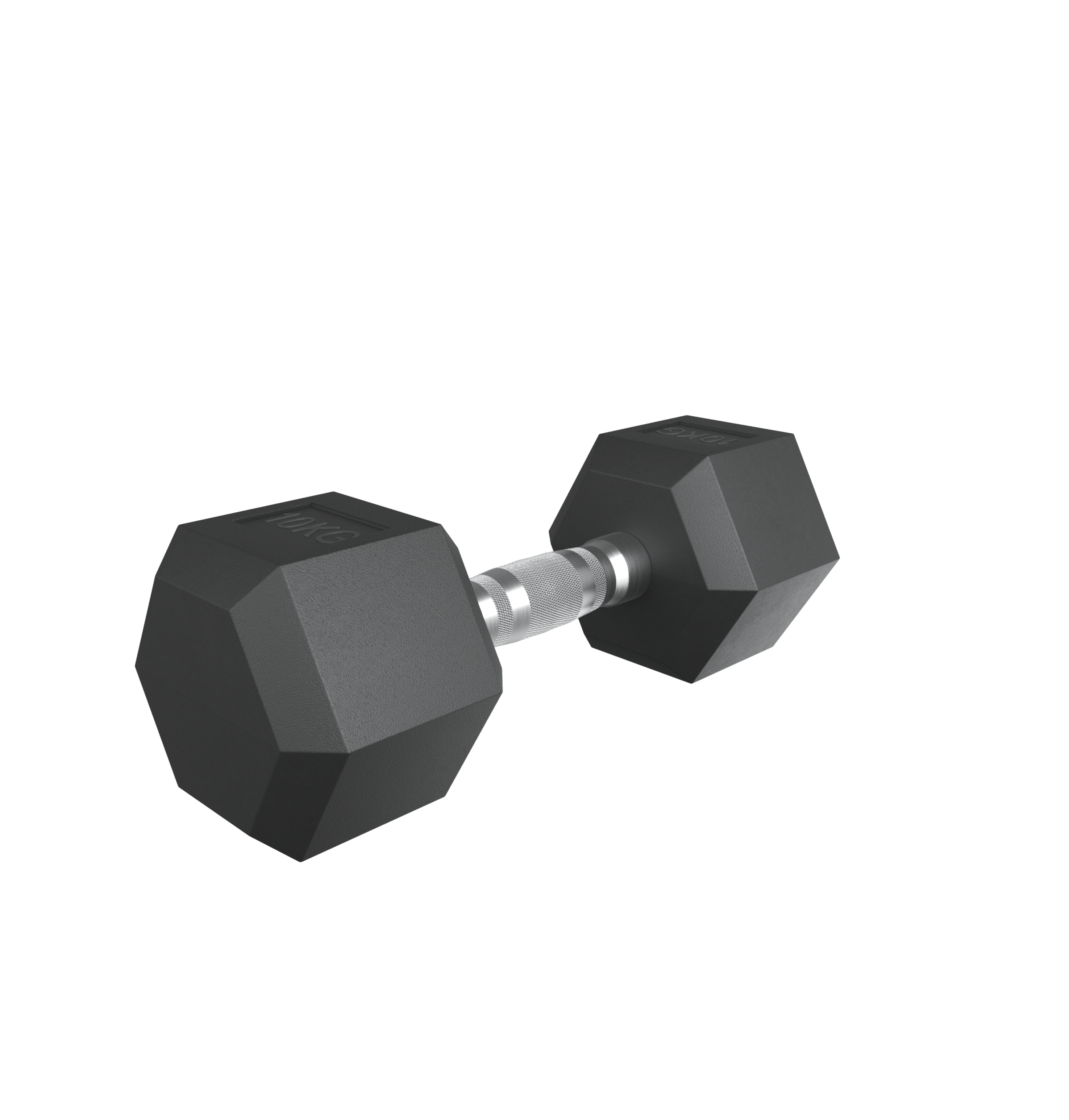 Гантель гексагональная UNIX Fit обрезиненная 10 кг / шт.