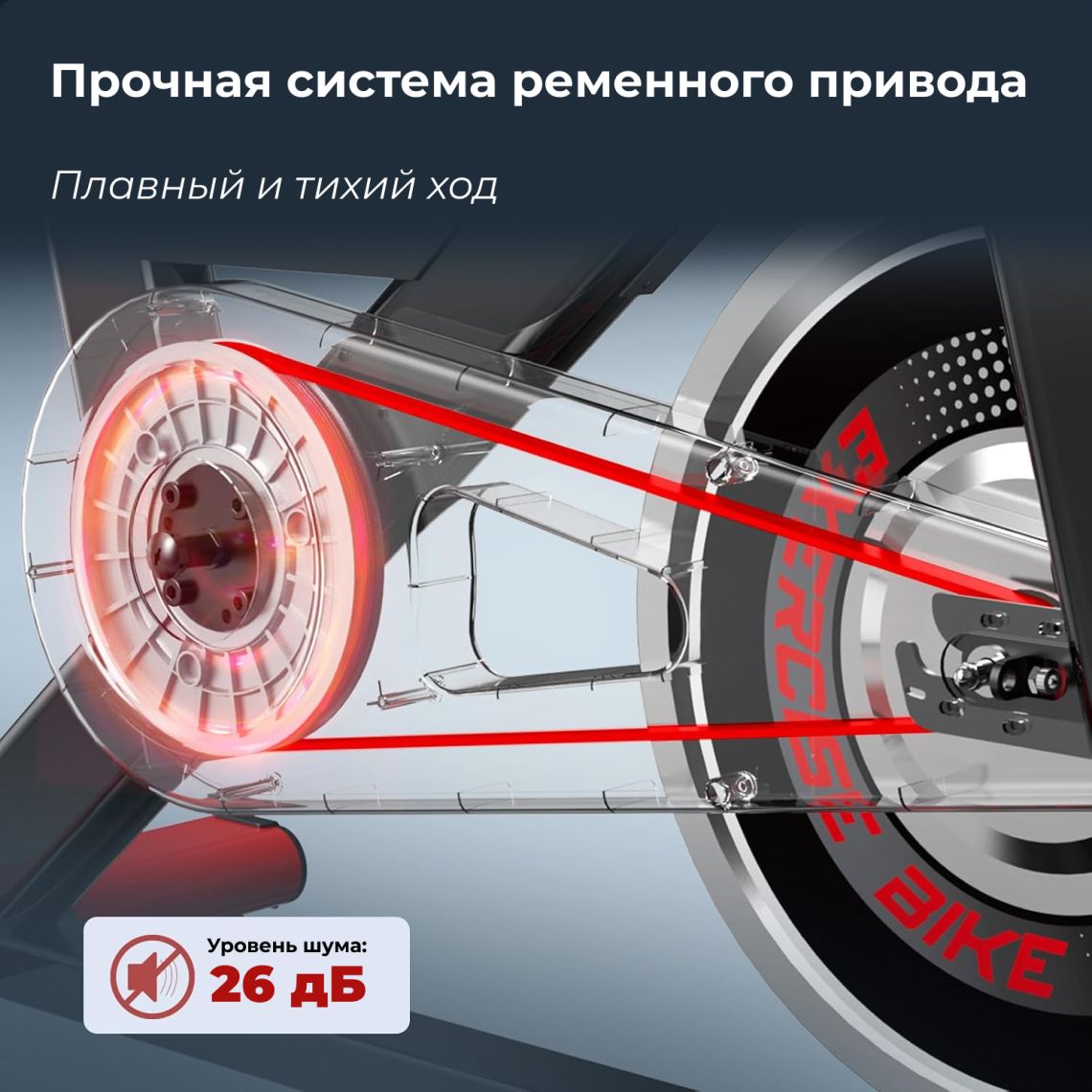 Спин-байк DFC Pooboo / магнитный, до 120 кг — купить в Actus Sport