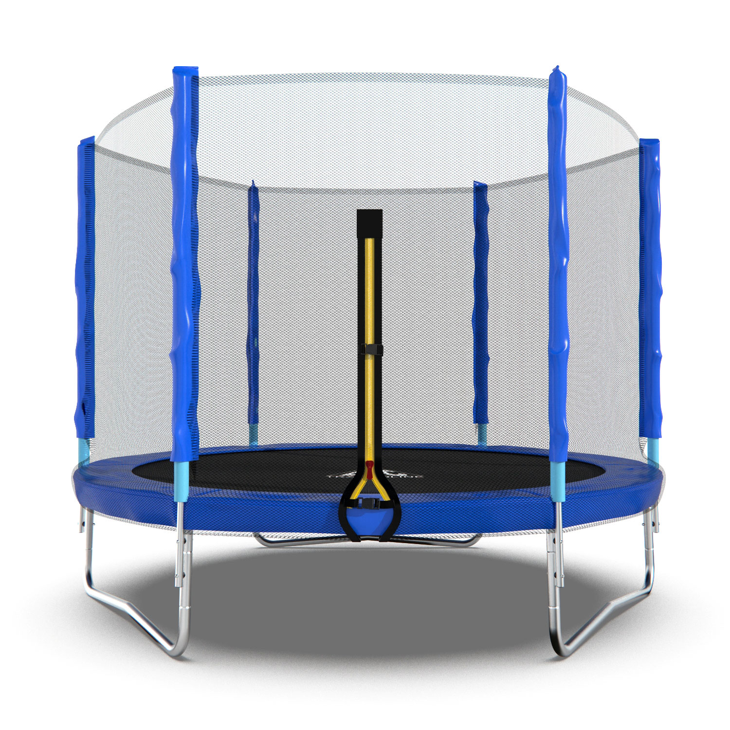 Батут DFC Trampoline Fitness с сеткой 8ft Синий