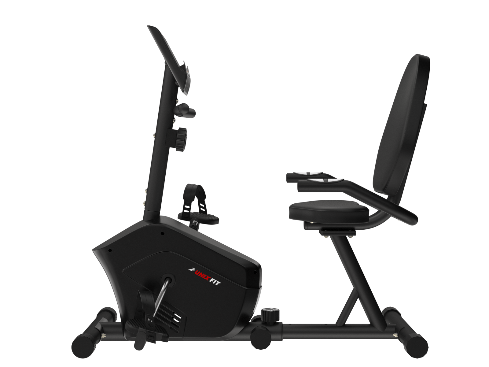 Горизонтальный велотренажер UNIX Fit BR-340 компактный / Compact