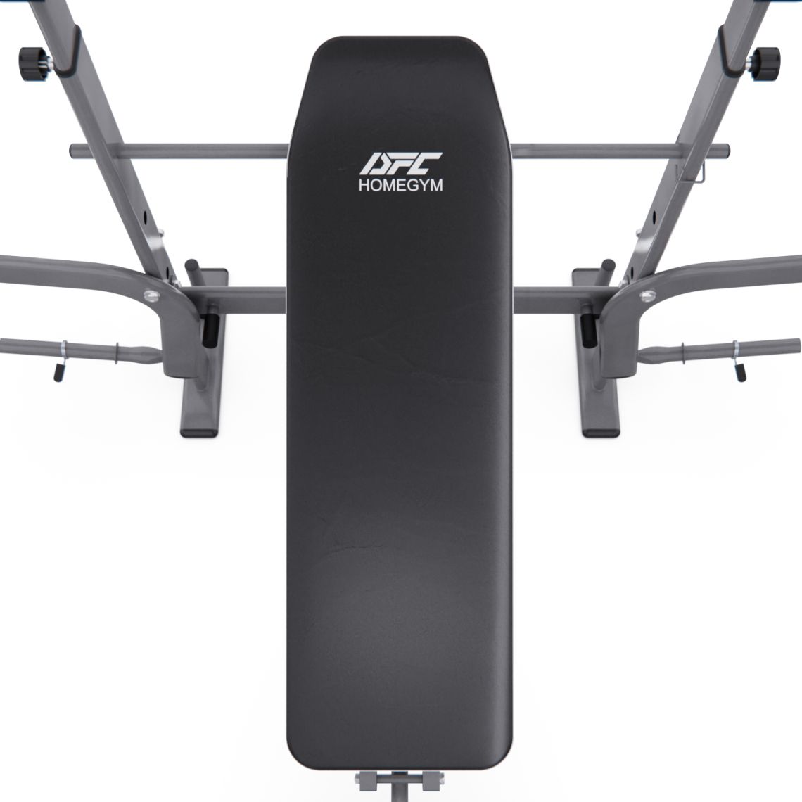 Скамья со стойками под штангу DFC D702 PRO широкий хват, с партой для бицепса