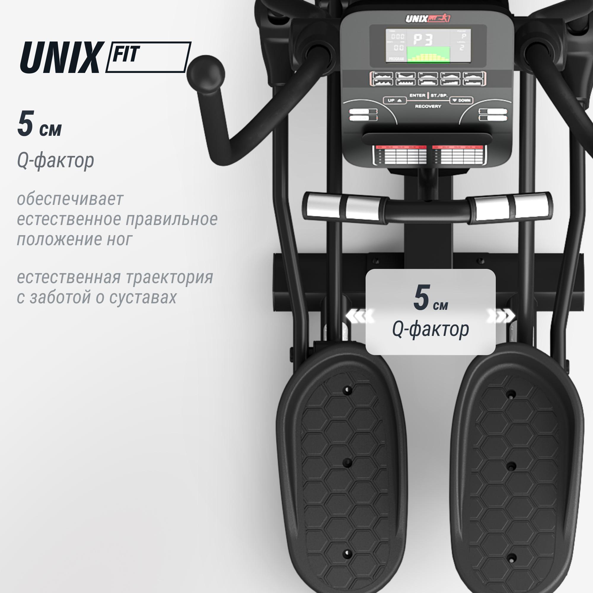 Эллиптический тренажер UNIX Fit SL-480E — купить в Actus Sport