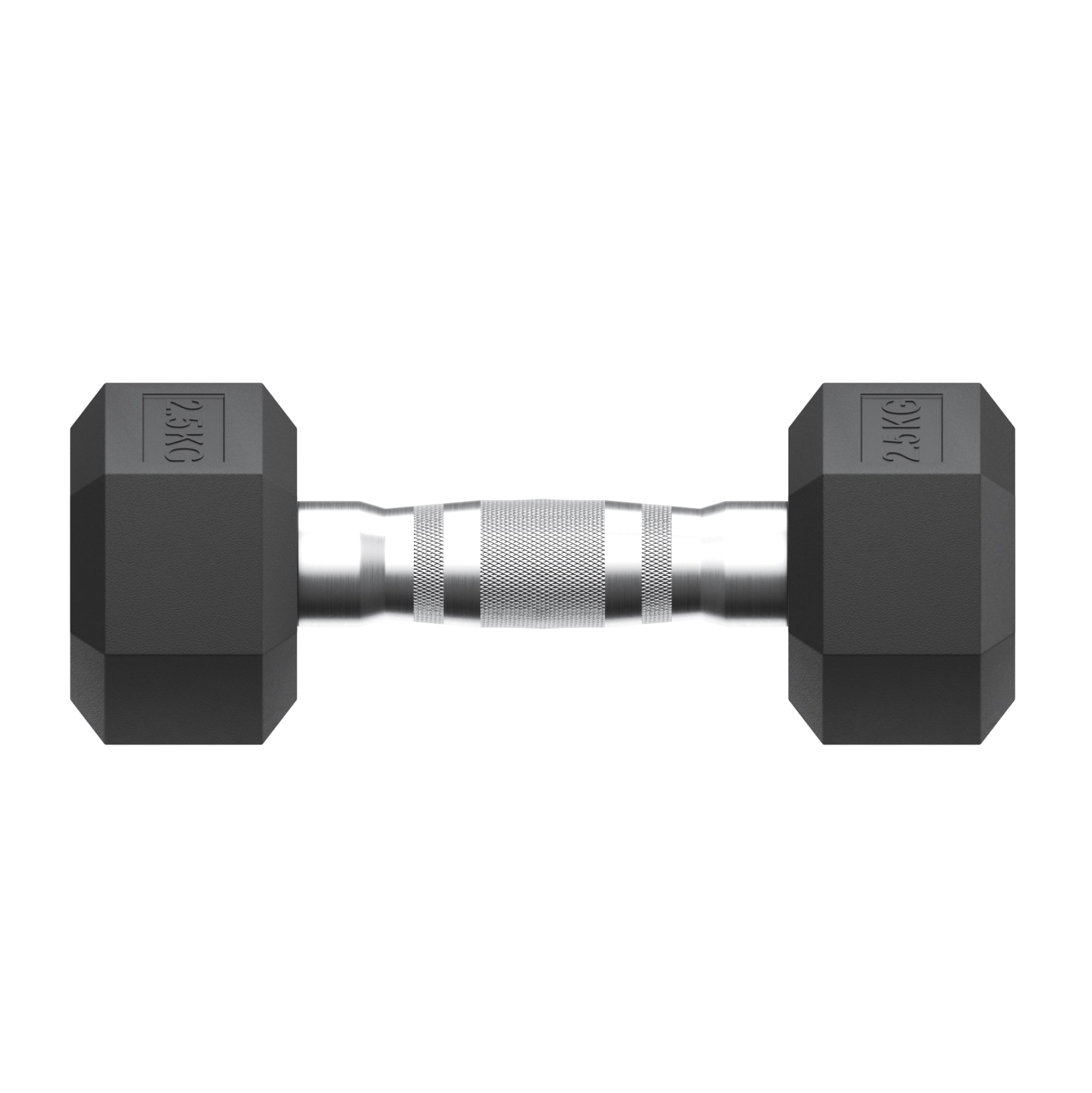 Гантель гексагональная UNIX Fit обрезиненная 2,5 кг / шт.