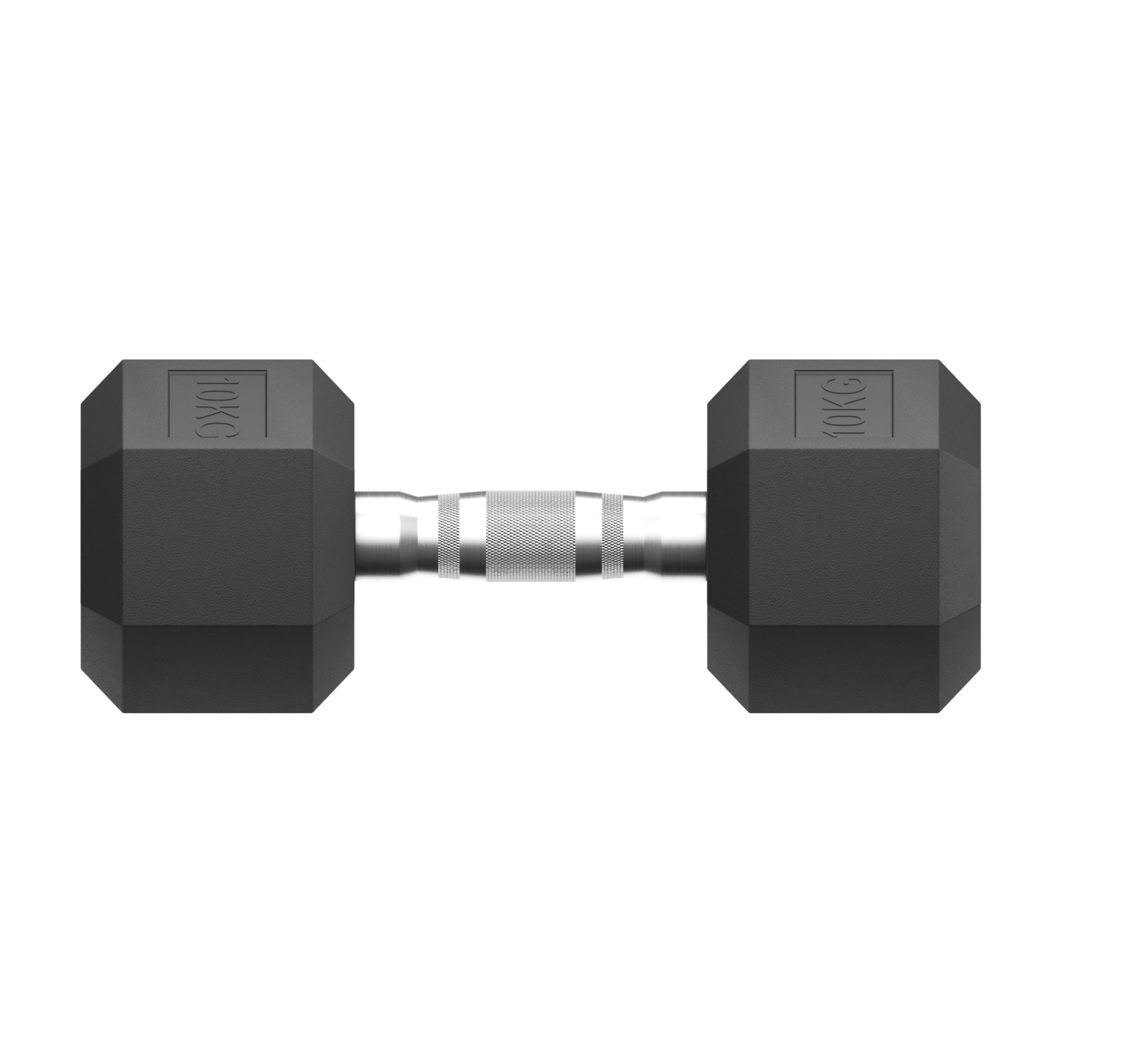 Гантель гексагональная UNIX Fit обрезиненная 10 кг / шт.