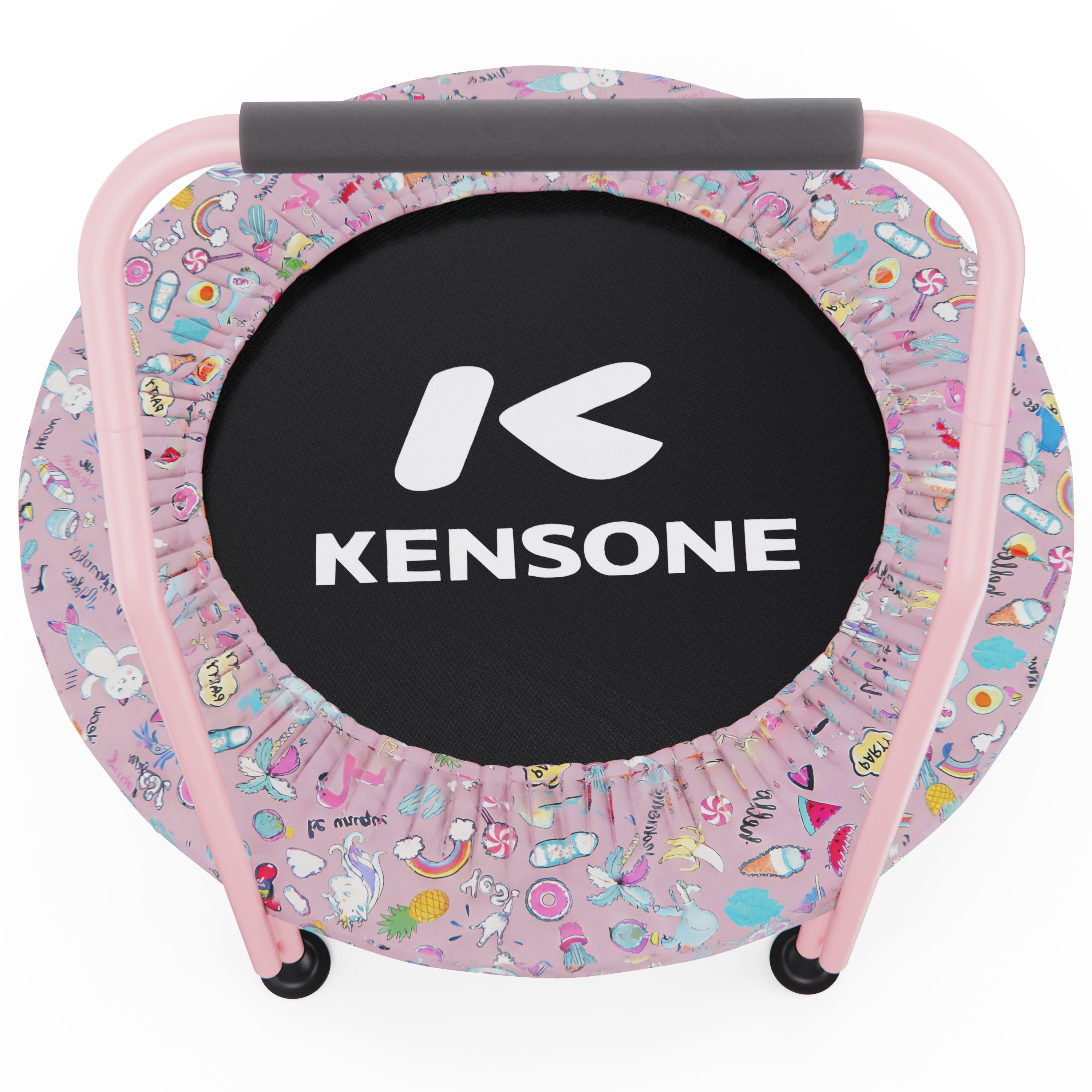 Детский батут DFC KENSONE 36" BSD-KT-U bar-Pink с поручнем