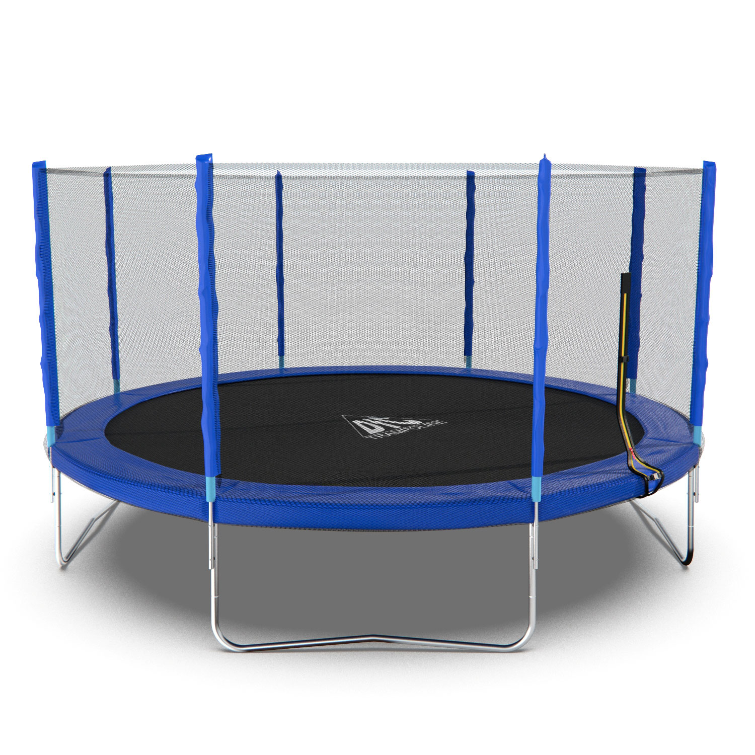 Батут DFC Trampoline Fitness с сеткой 14ft Синий