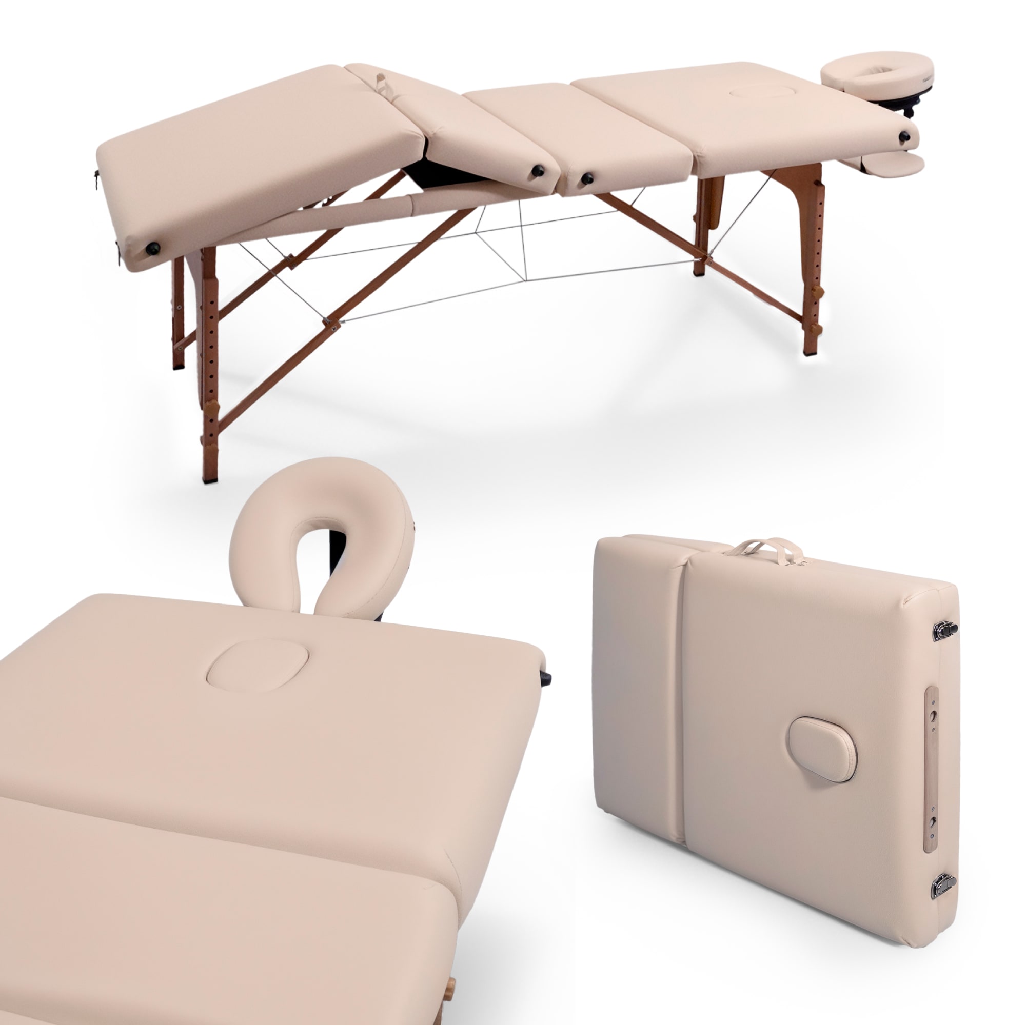 Массажный стол UNIX Премиум / Premium кремовый