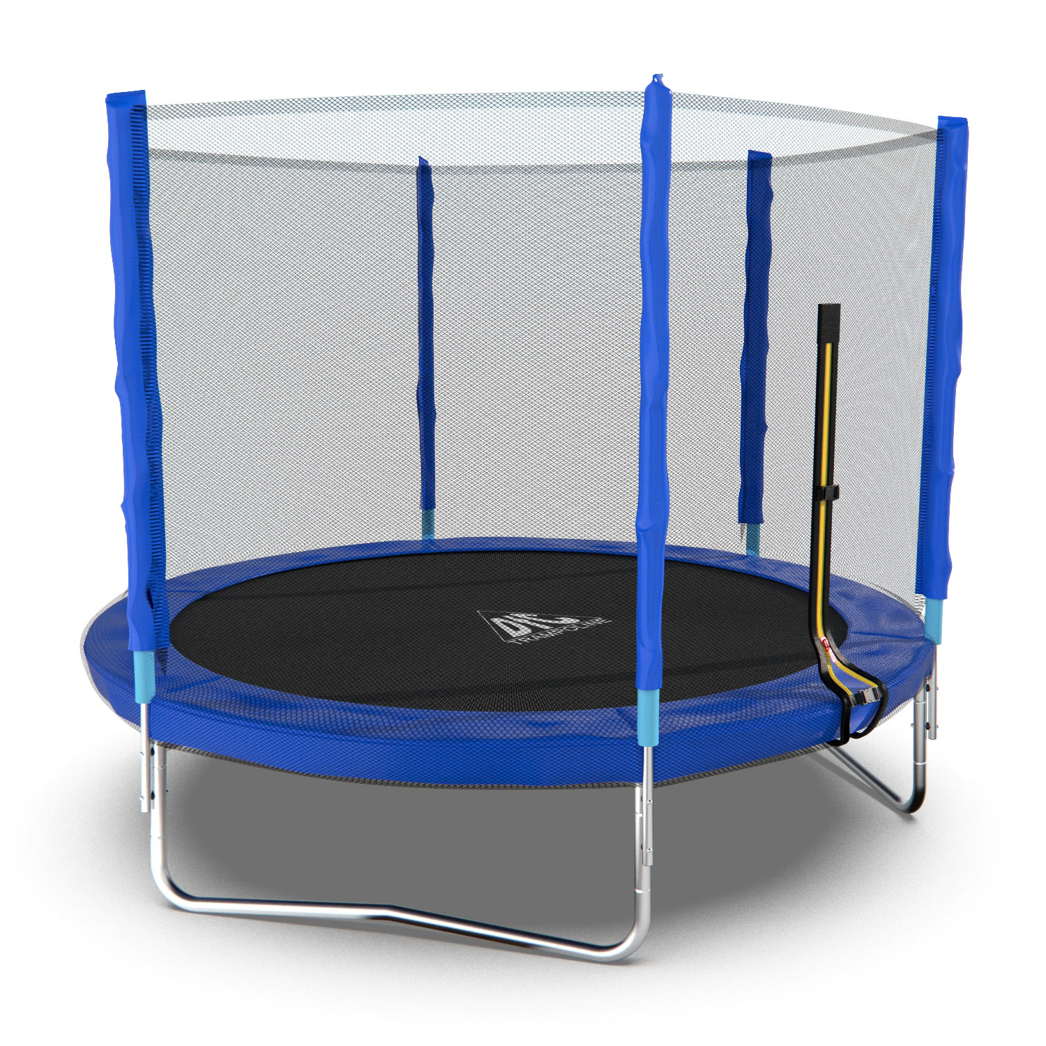 Батут DFC Trampoline Fitness с сеткой 8ft Синий