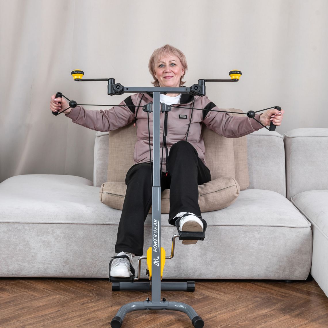 Велотренажер двойной DFC B810Y DUAL BIKE MAXI — купить в Actus Sport