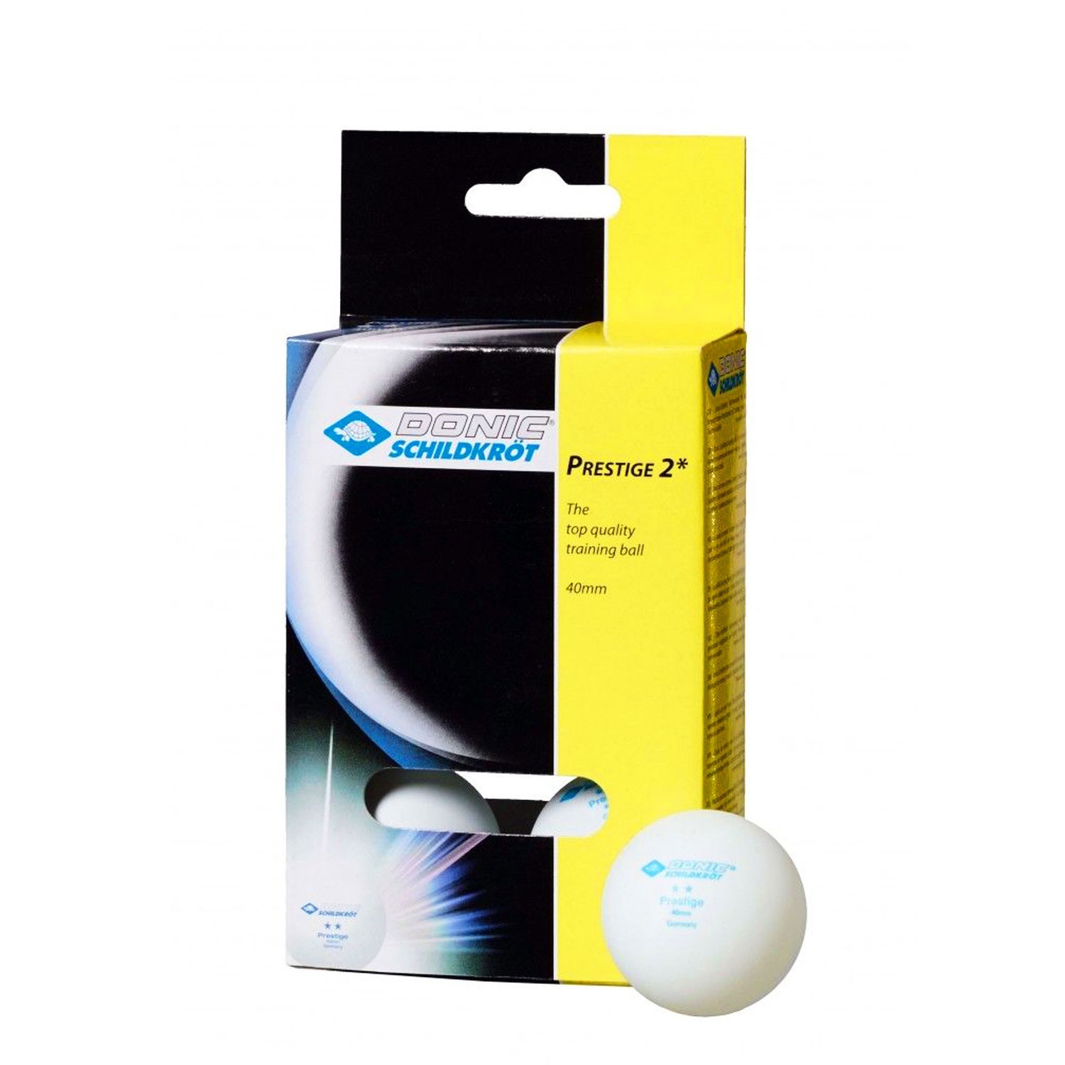 Мячики для н/тенниса DONIC PRESTIGE 2, 6 штук, белые
