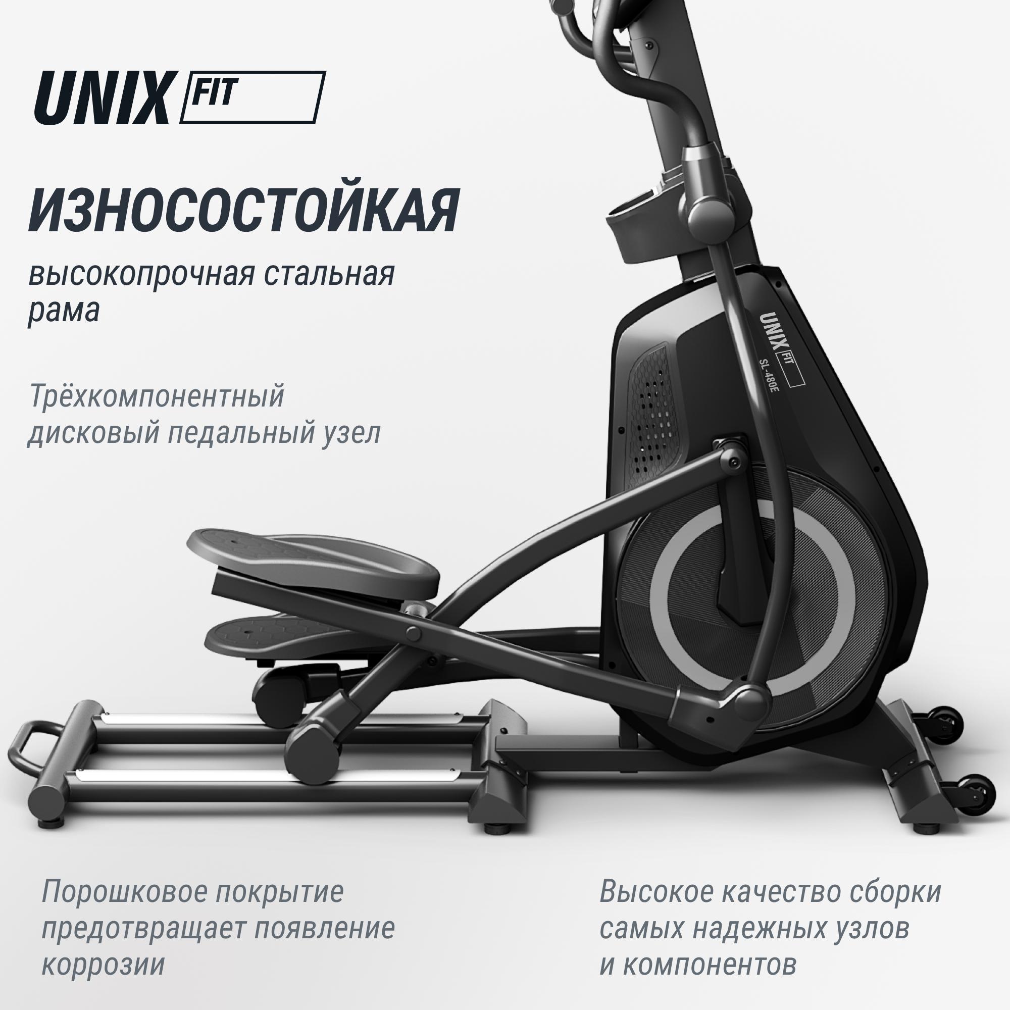 Эллиптический тренажер UNIX Fit SL-480E — купить в Actus Sport
