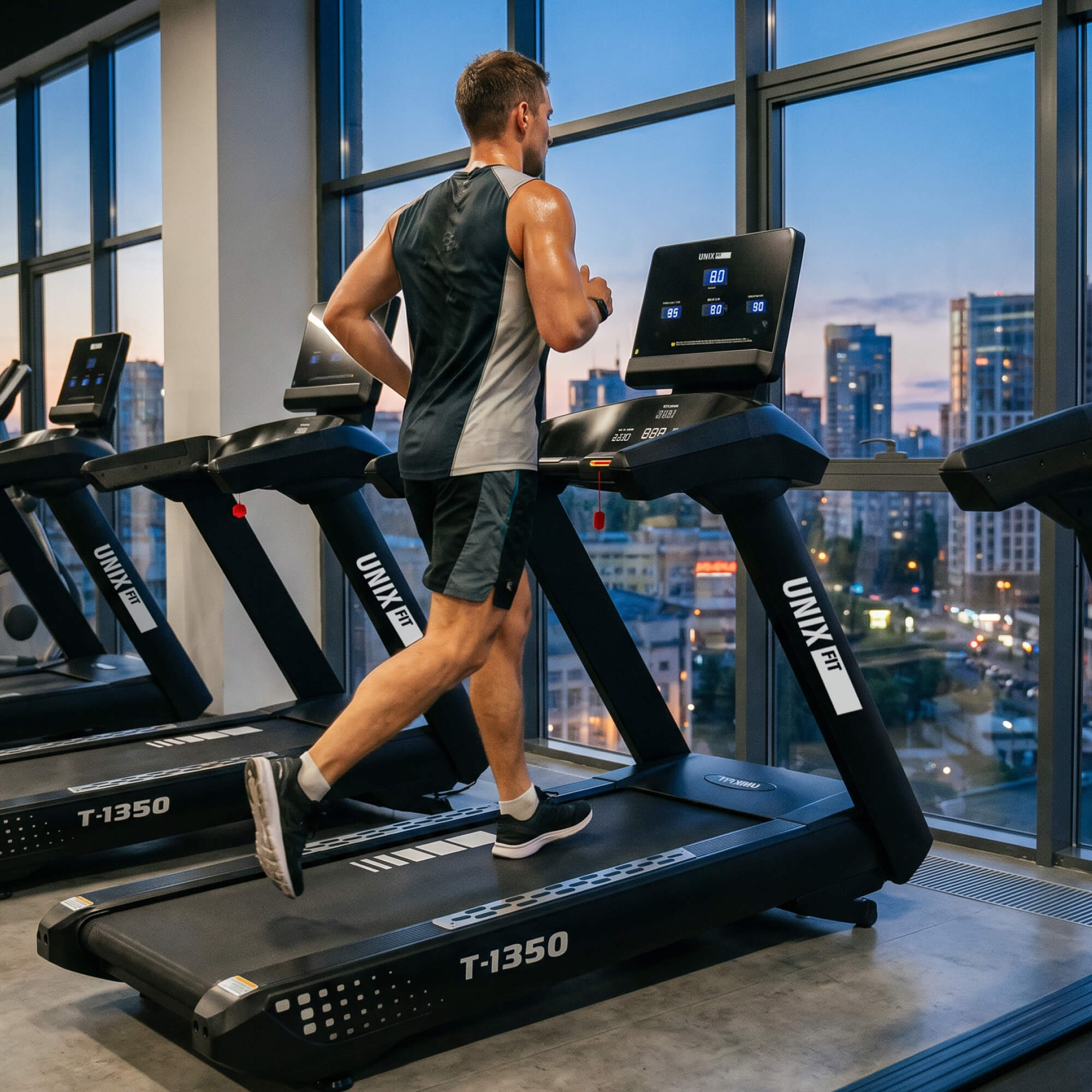 Беговая дорожка UNIX Fit T-1350 PRO (LED) — купить в Actus Sport