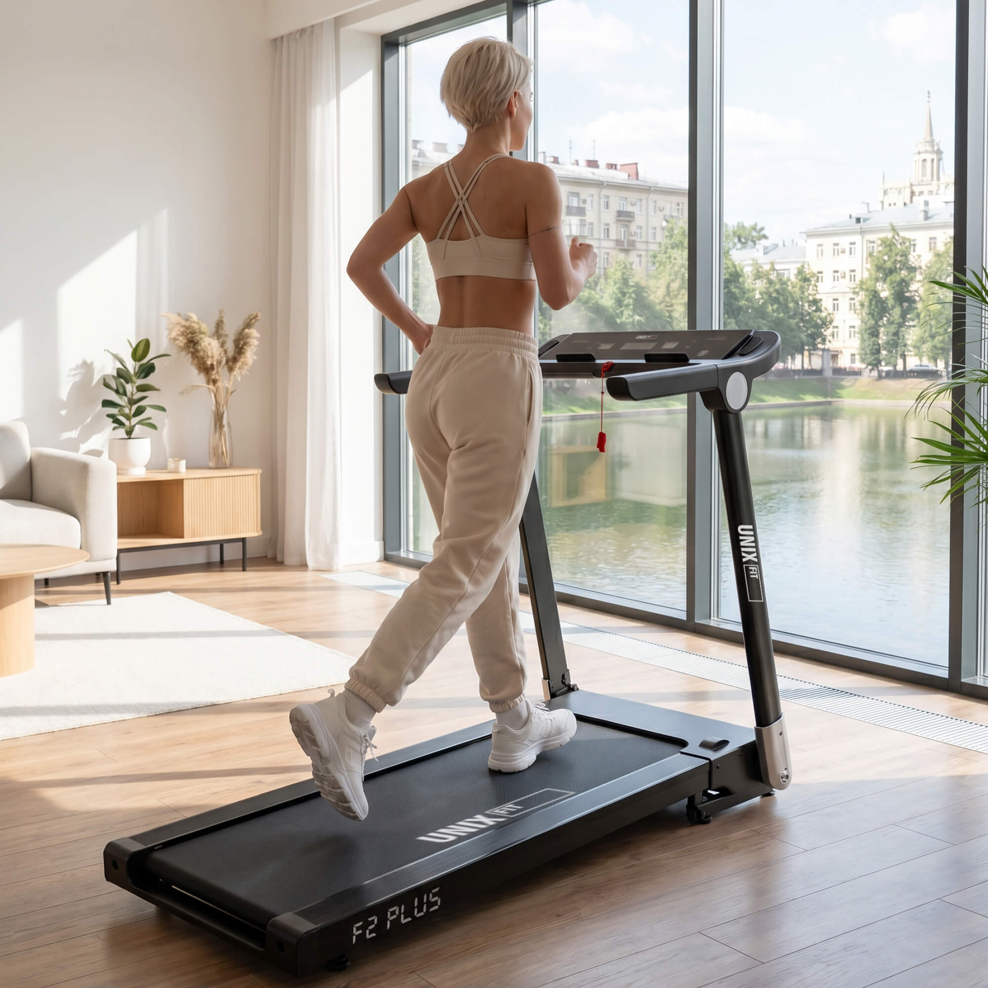 Беговая дорожка UNIX Fit Hi-tech F2 Плюс / Plus тёмная буря — купить в Actus Sport