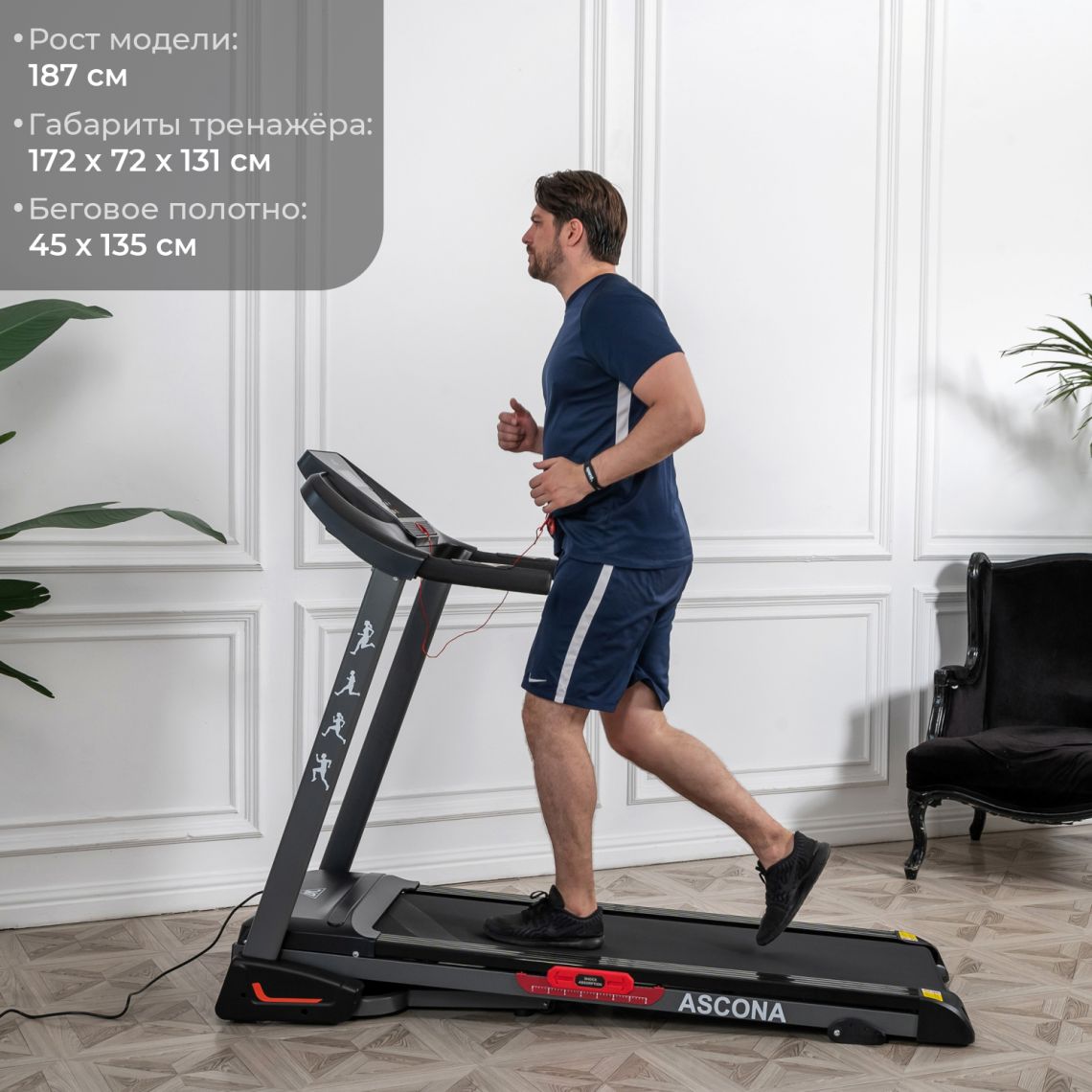 Беговая дорожка DFC ASCONA T595 — купить в Actus Sport