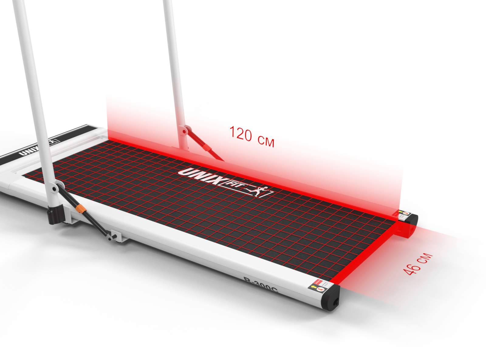 Беговая дорожка UNIX Fit R-300C белый