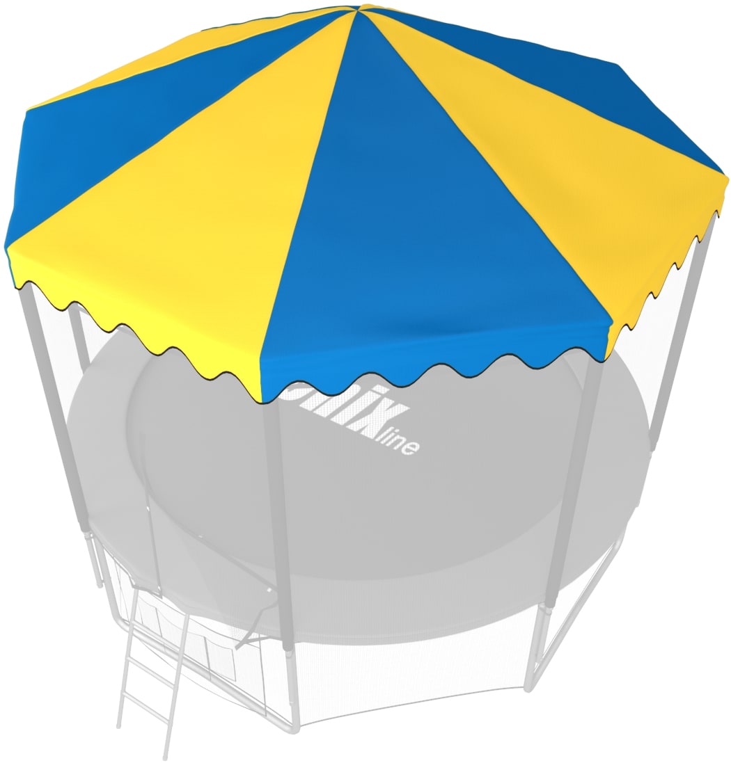 Крыша для батута UNIX Line 8 ft (244 см) синий, жёлтый