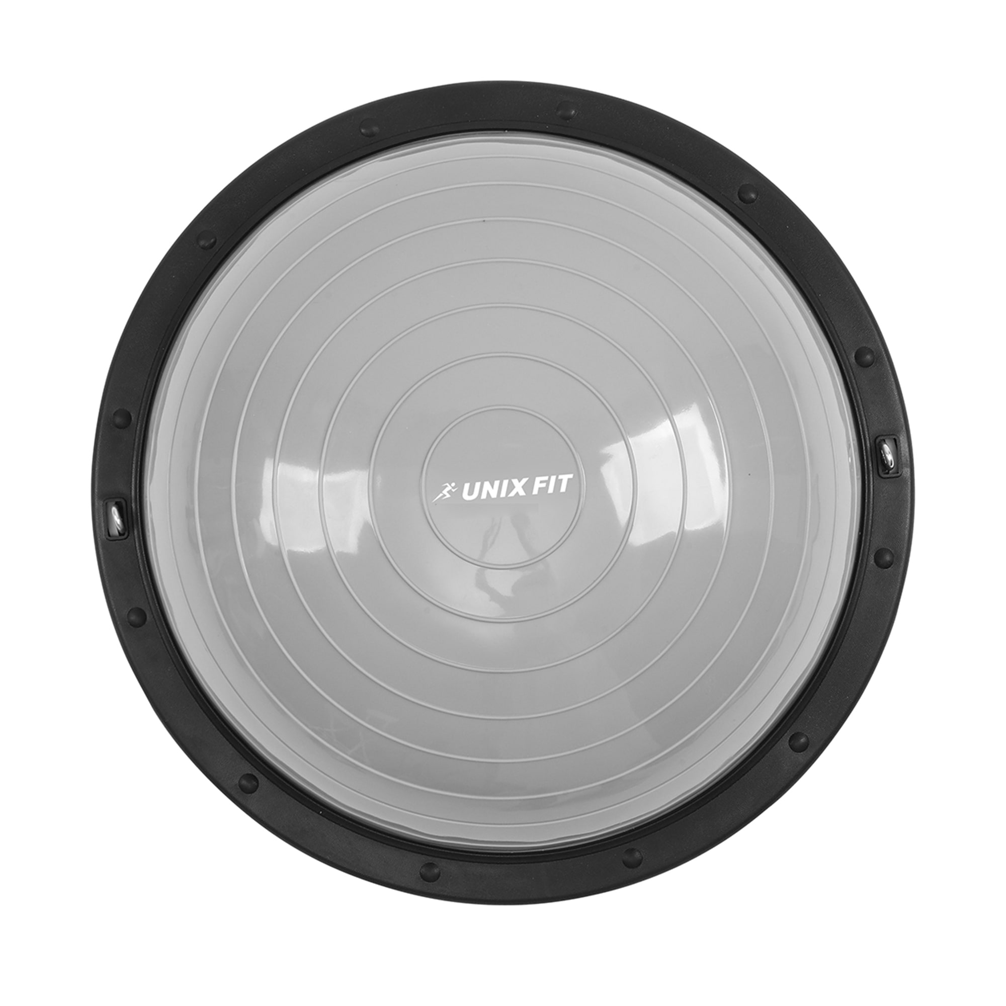 Полусфера балансировочная UNIX Fit с эспандерами, 58 см