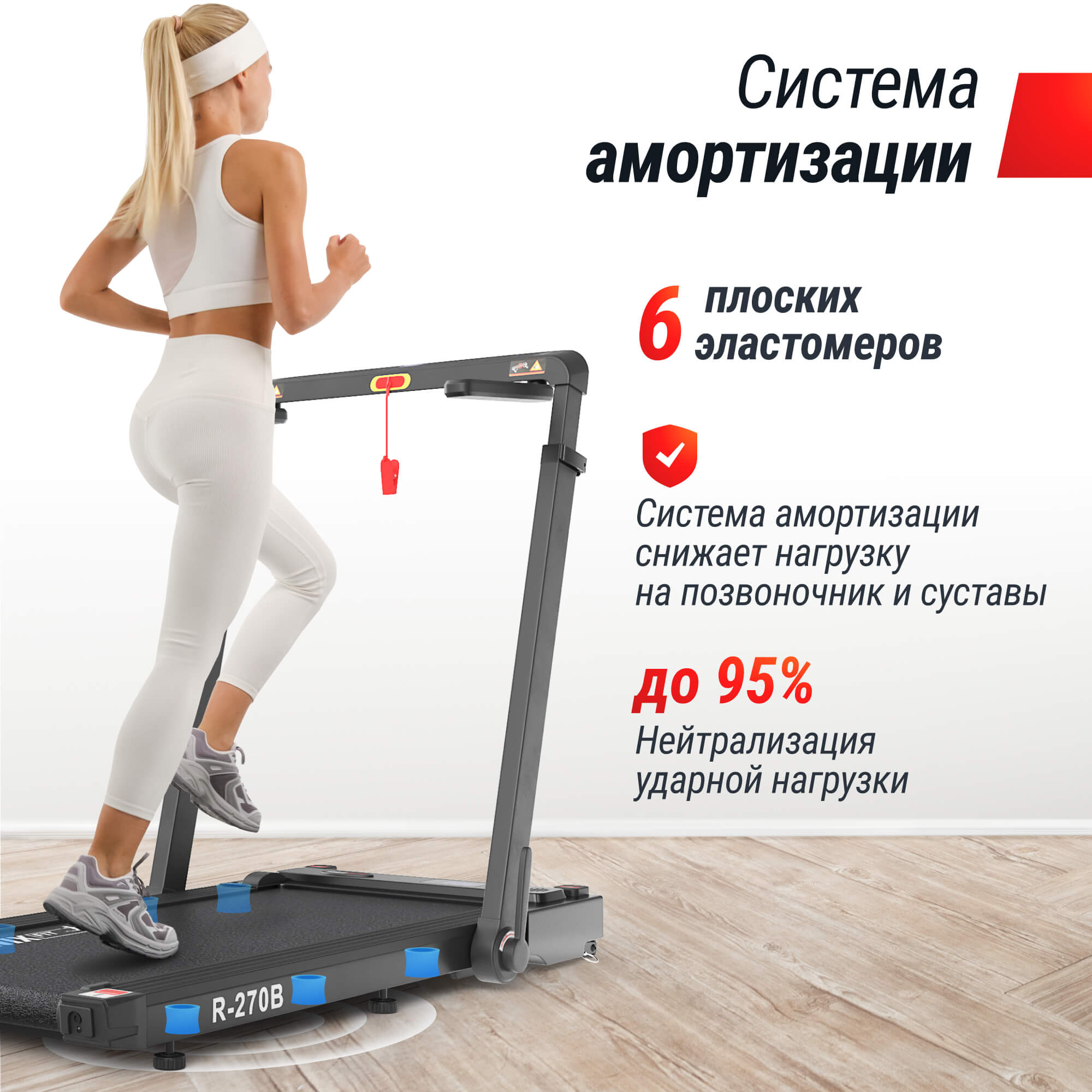 Беговая дорожка UNIX Fit R-270B