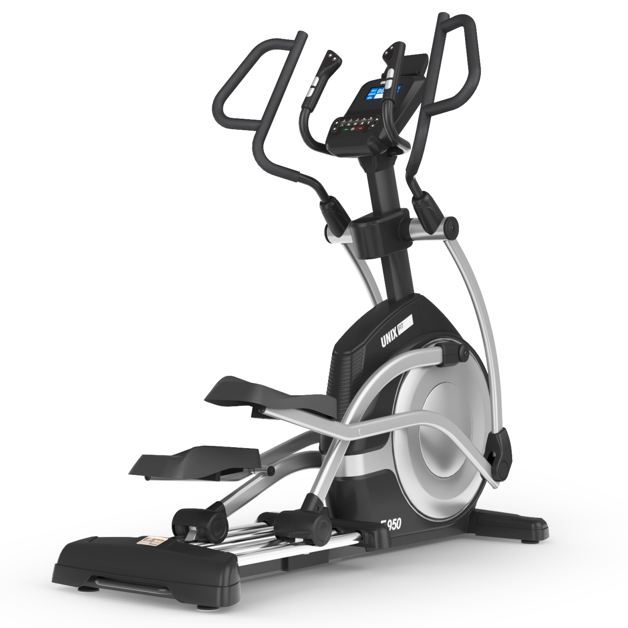 Эллиптический тренажер UNIX Fit E-950 (LED) PRO ручной наклон / Manual Incline — купить в Actus Sport