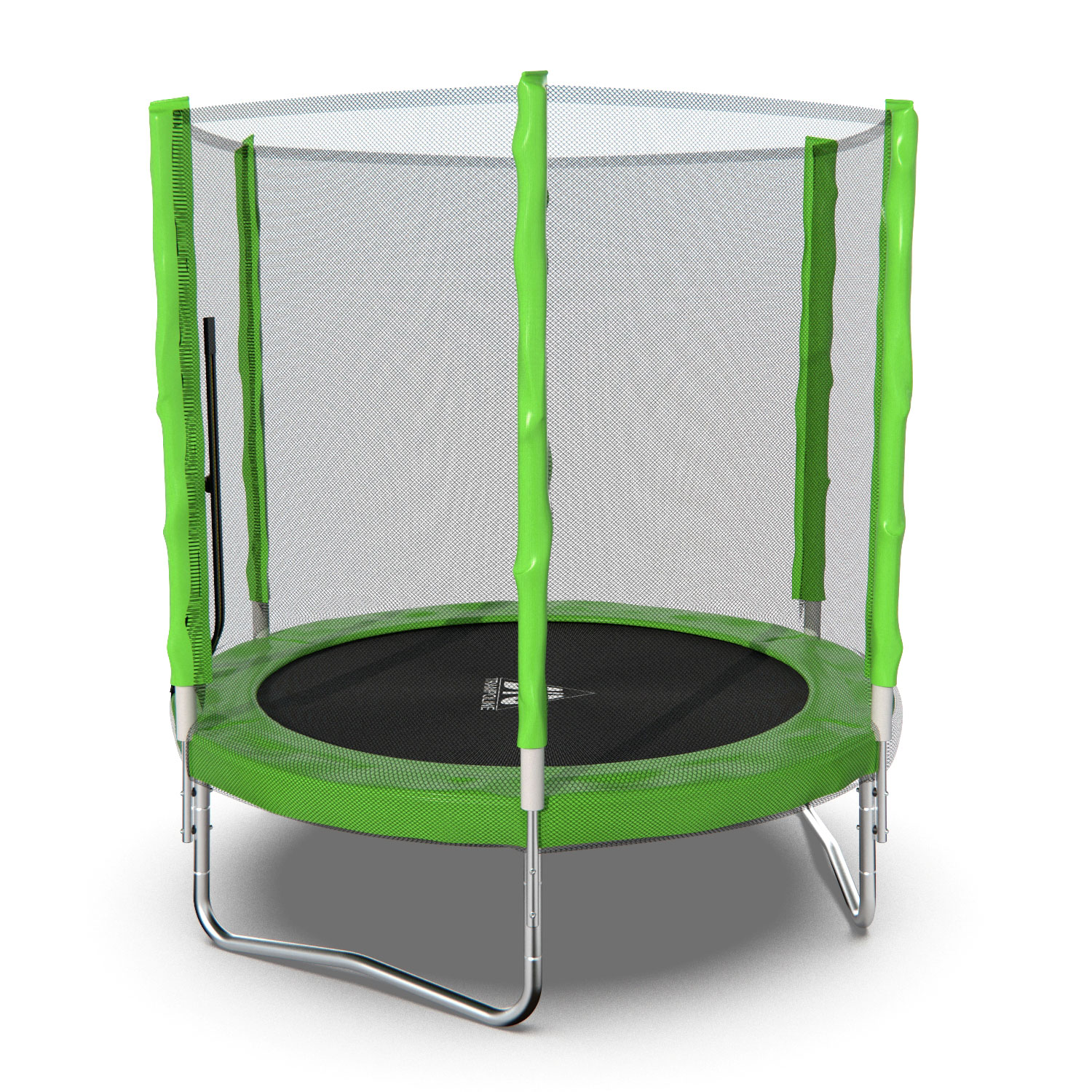 Батут DFC Trampoline Fitness с сеткой 6ft Светло-зелёный