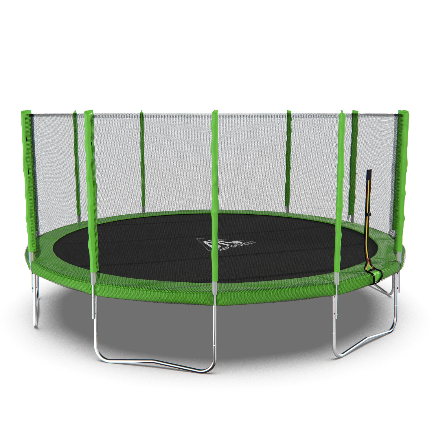 Батут DFC Trampoline Fitness с сеткой 16ft Светло-зелёный