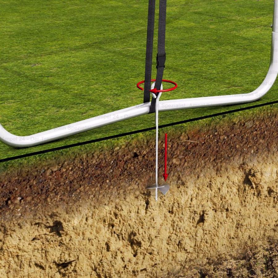 Колья для крепления батута к земле UNIX Line (4 шт.)