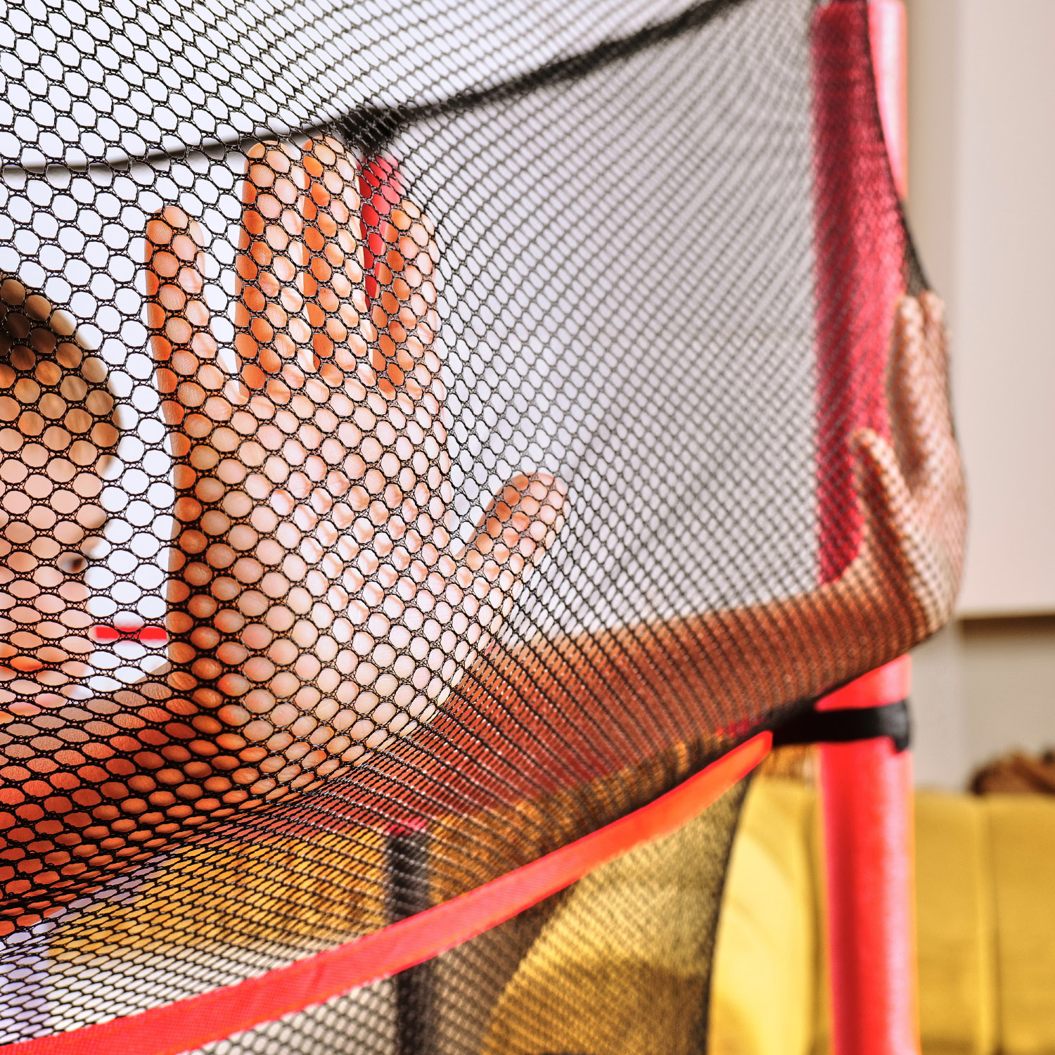 Батут детский DFC TRAMPOLINE-RED 55" с сеткой