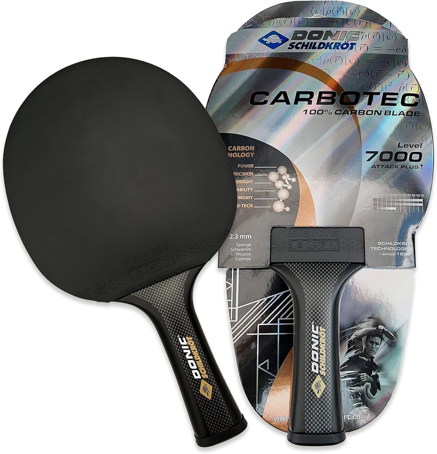 Ракетка DONIC Carbotec 7000 (с чехлом)