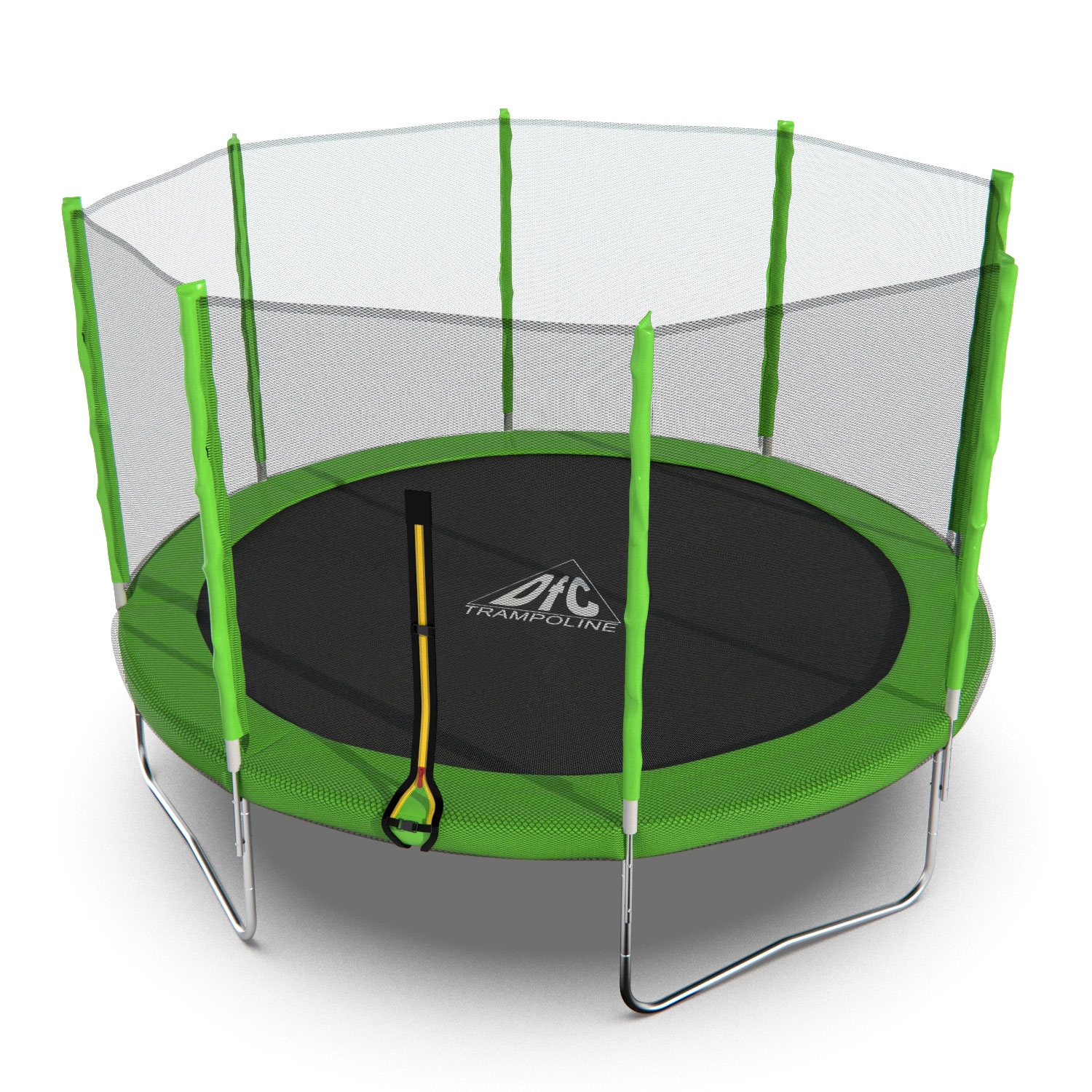 Батут DFC Trampoline Fitness с сеткой 12ft (12FT-TR-LG)