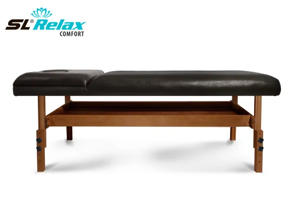 Массажный стол Relax Comfort черная кожа