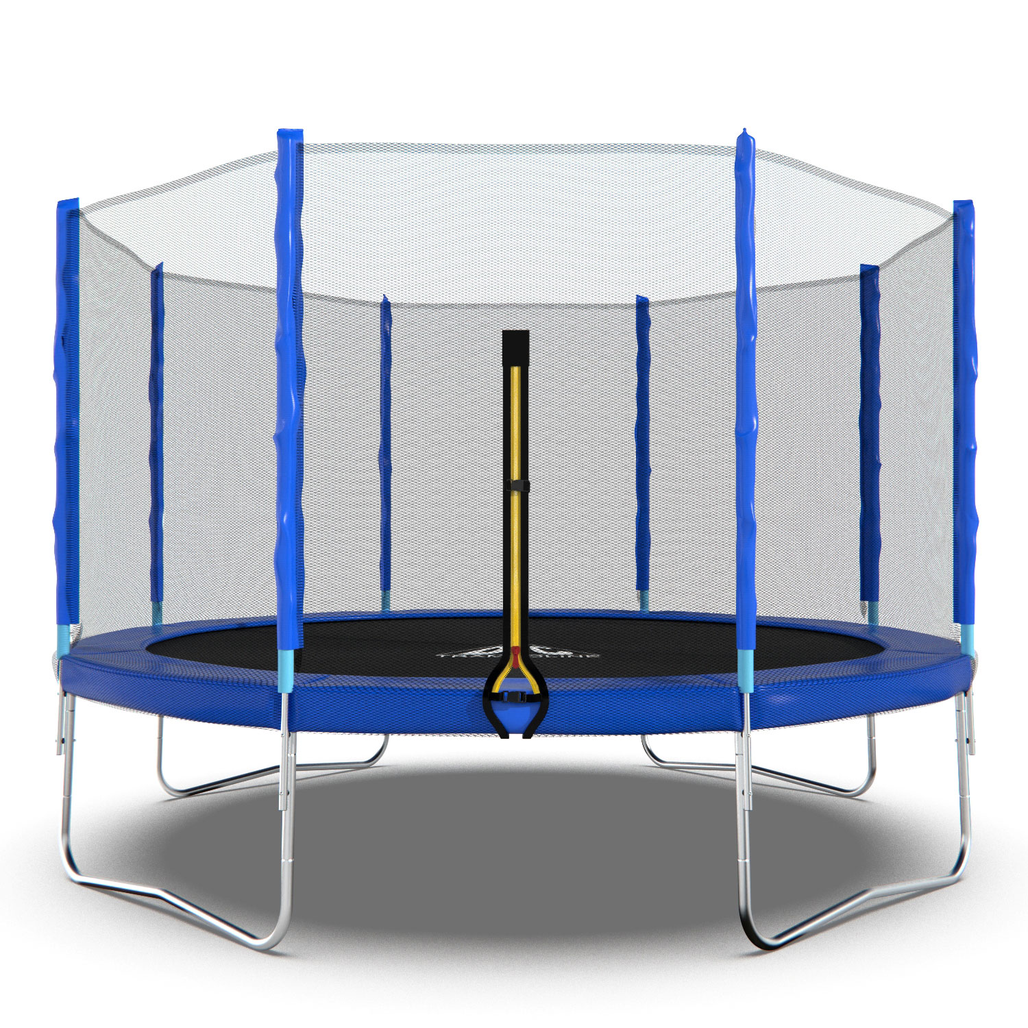 Батут DFC Trampoline Fitness с сеткой 12ft (12FT-TR-B)