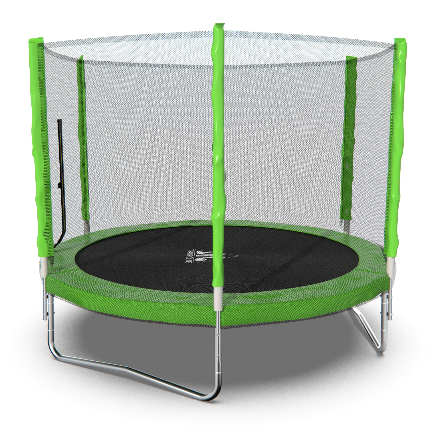 Батут DFC Trampoline Fitness с сеткой 8ft Светло-зелёный