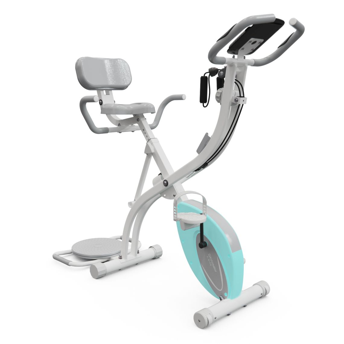 Велотренажер X-Bike DFC DavCreator Max PRO, бело-голубой — купить в Actus Sport