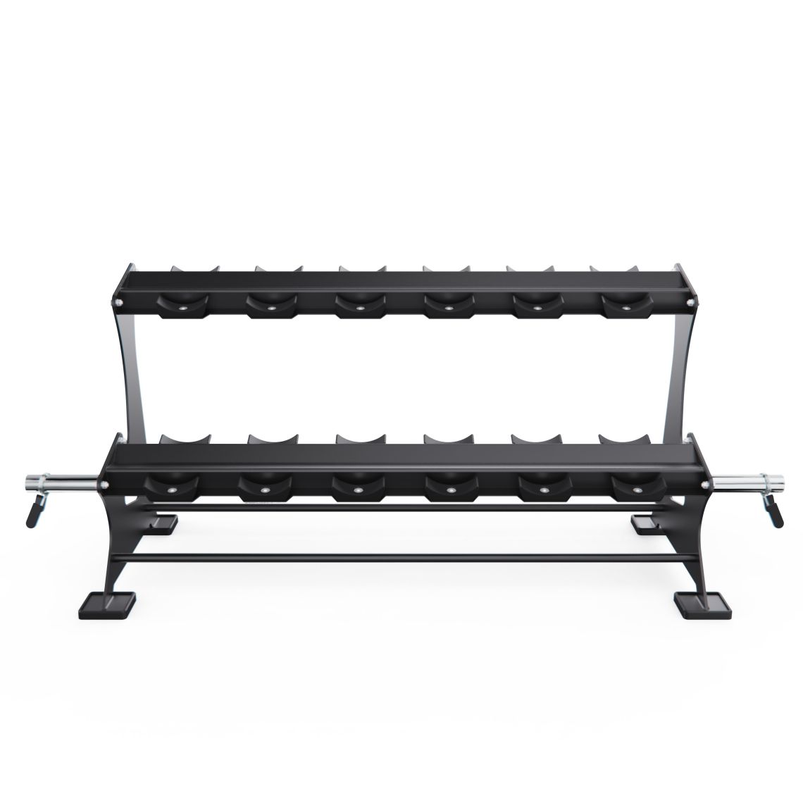 Стойка для хранения гантелей, грифов STEELVER, до 165 кг, на 12 пар