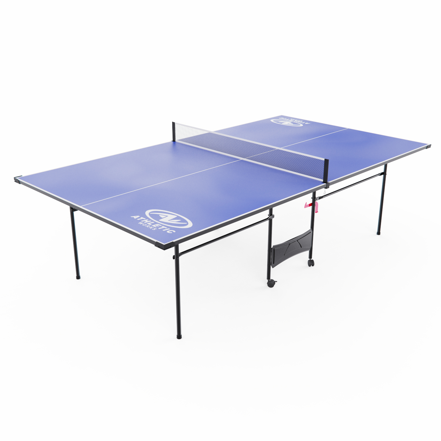 Теннисный стол DFC ATHLETIC, размер по стандарту ITTF 274 x 152 см, усиленный, с сеткой, складной