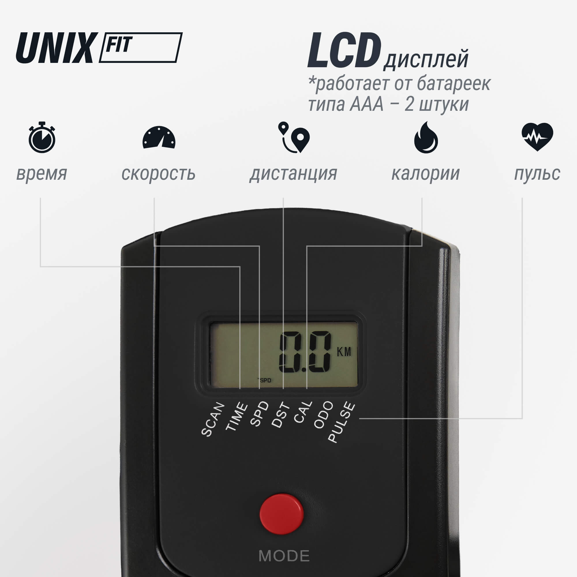 Велотренажер Спин-байк UNIX Fit SB-490 MAX