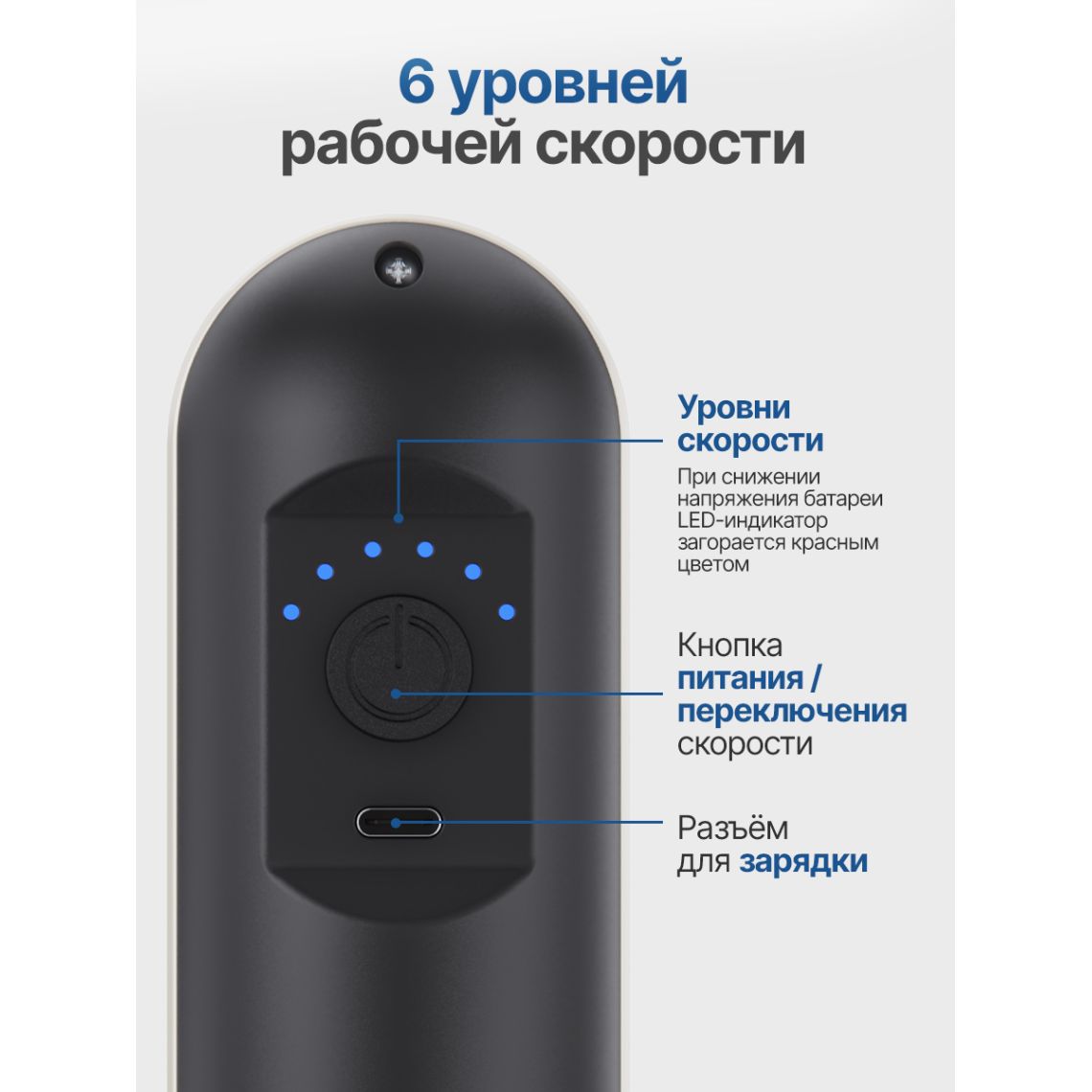Перкуссионный массажер для тела, шеи и спины DFC VM-SQ-K8