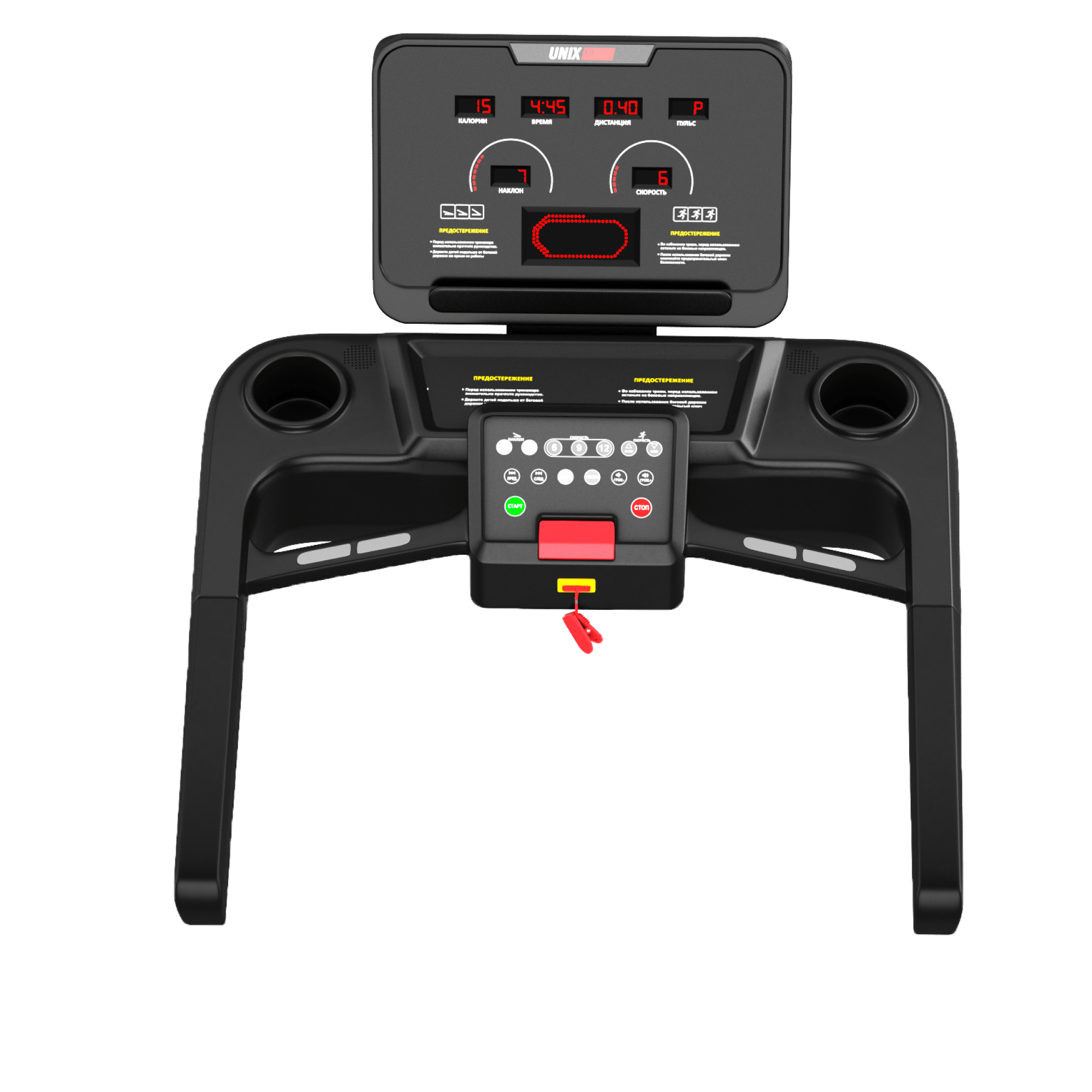 Беговая дорожка UNIX Fit T-1550 PRO (LED)