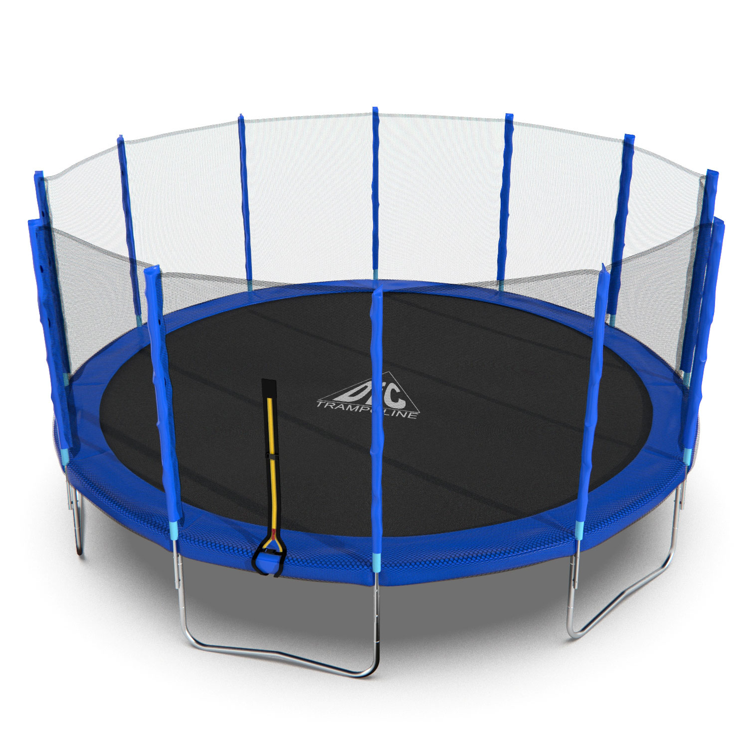 Батут DFC Trampoline Fitness с сеткой 16ft Синий
